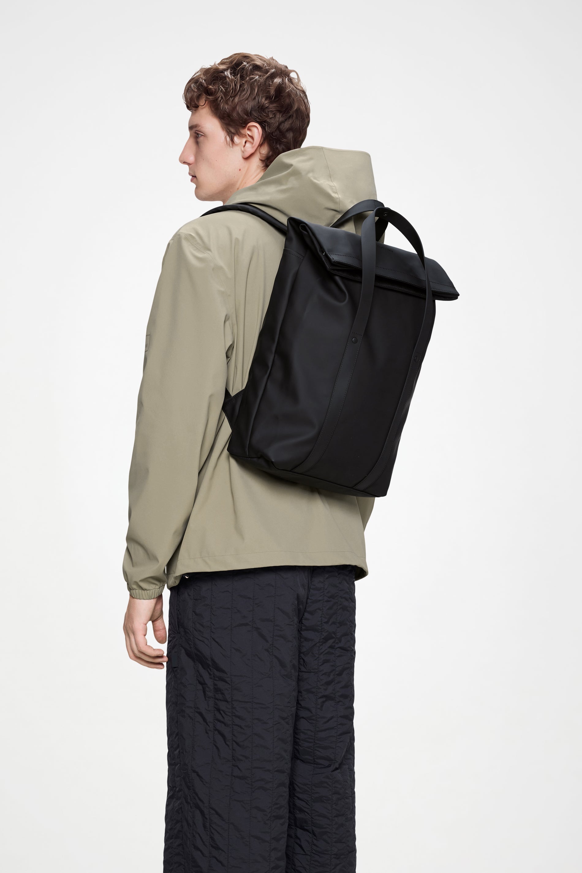 RAINS 2 Way Tote Backpack Black 15L H42 x D12 x W30 cm Backpack