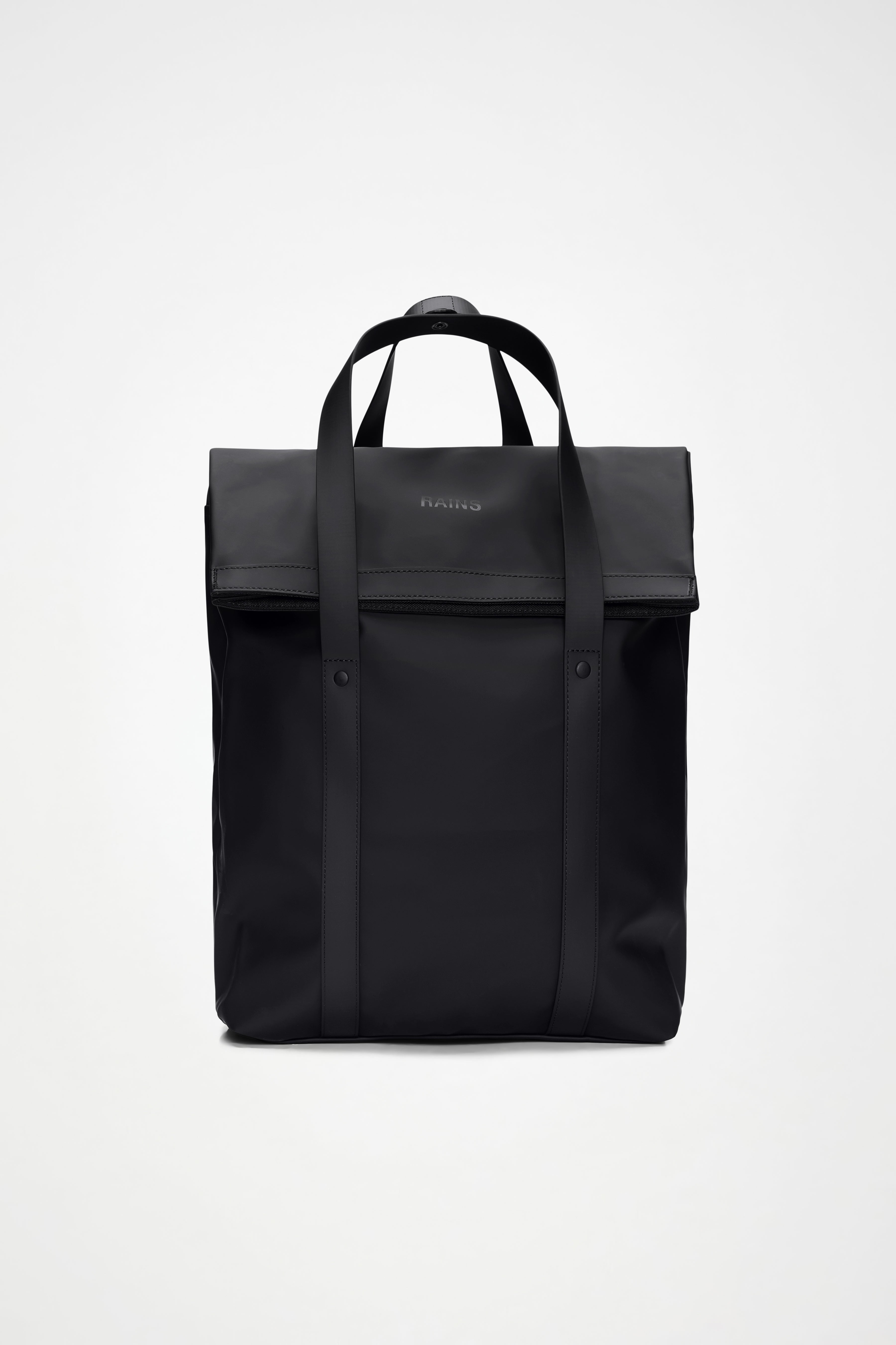 RAINS 2 Way Tote Backpack Black 15L H42 x D12 x W30 cm Backpack