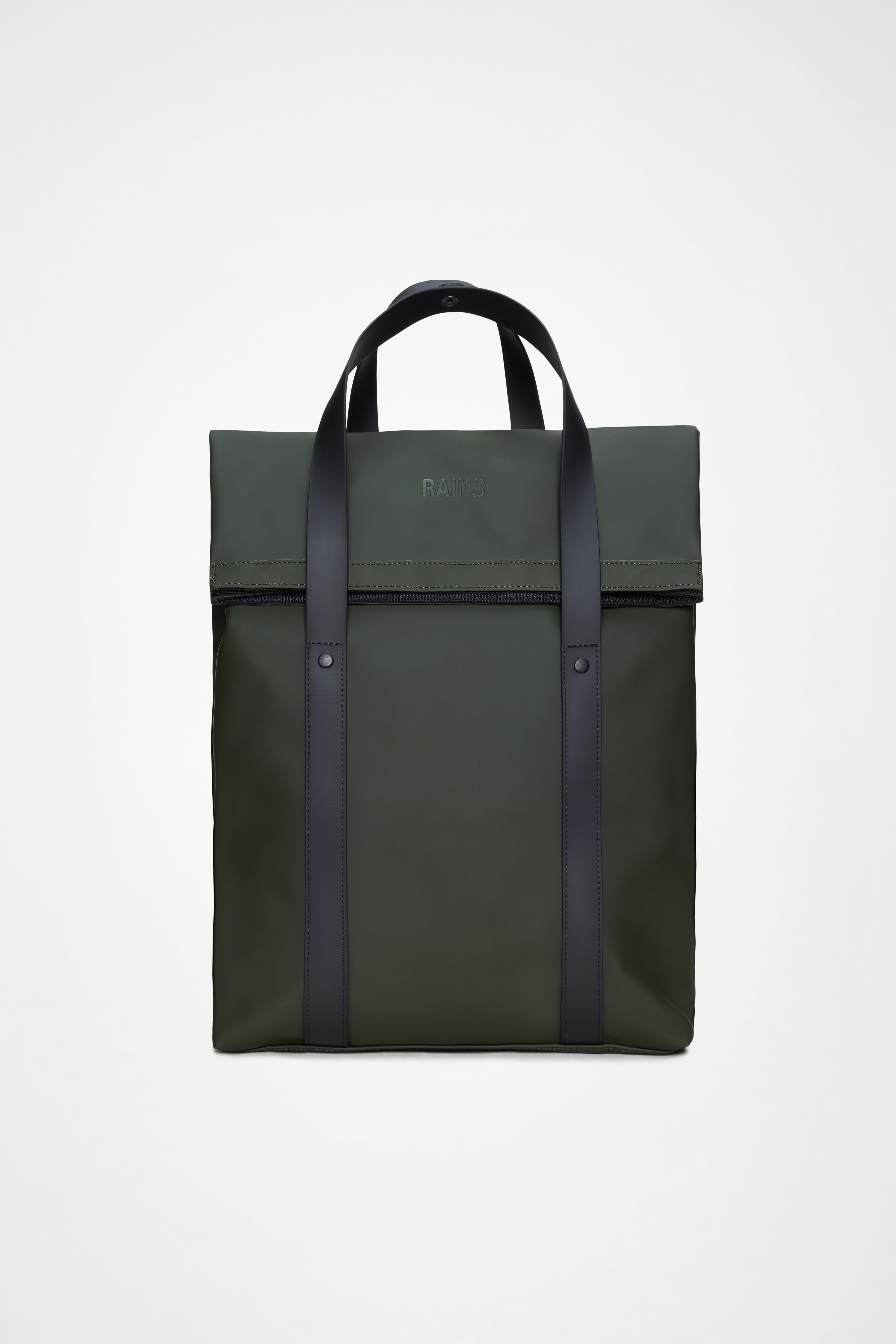 RAINS 2 Way Tote Backpack Green 15L H42 x D12 x W30 cm Backpack