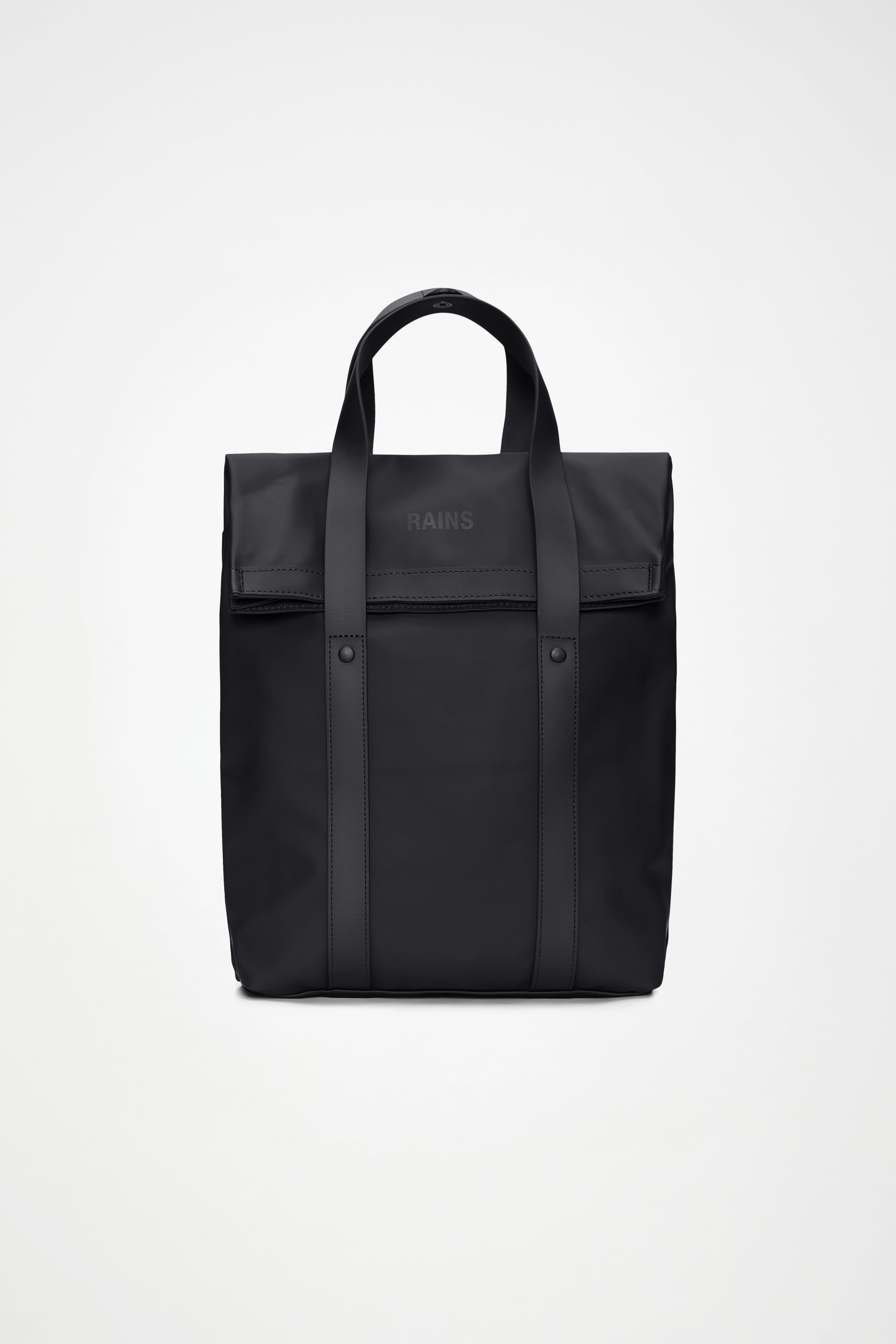 RAINS 2 Way Tote Backpack Mini Black 8L H35.50 x D9 x W25 cm Backpack