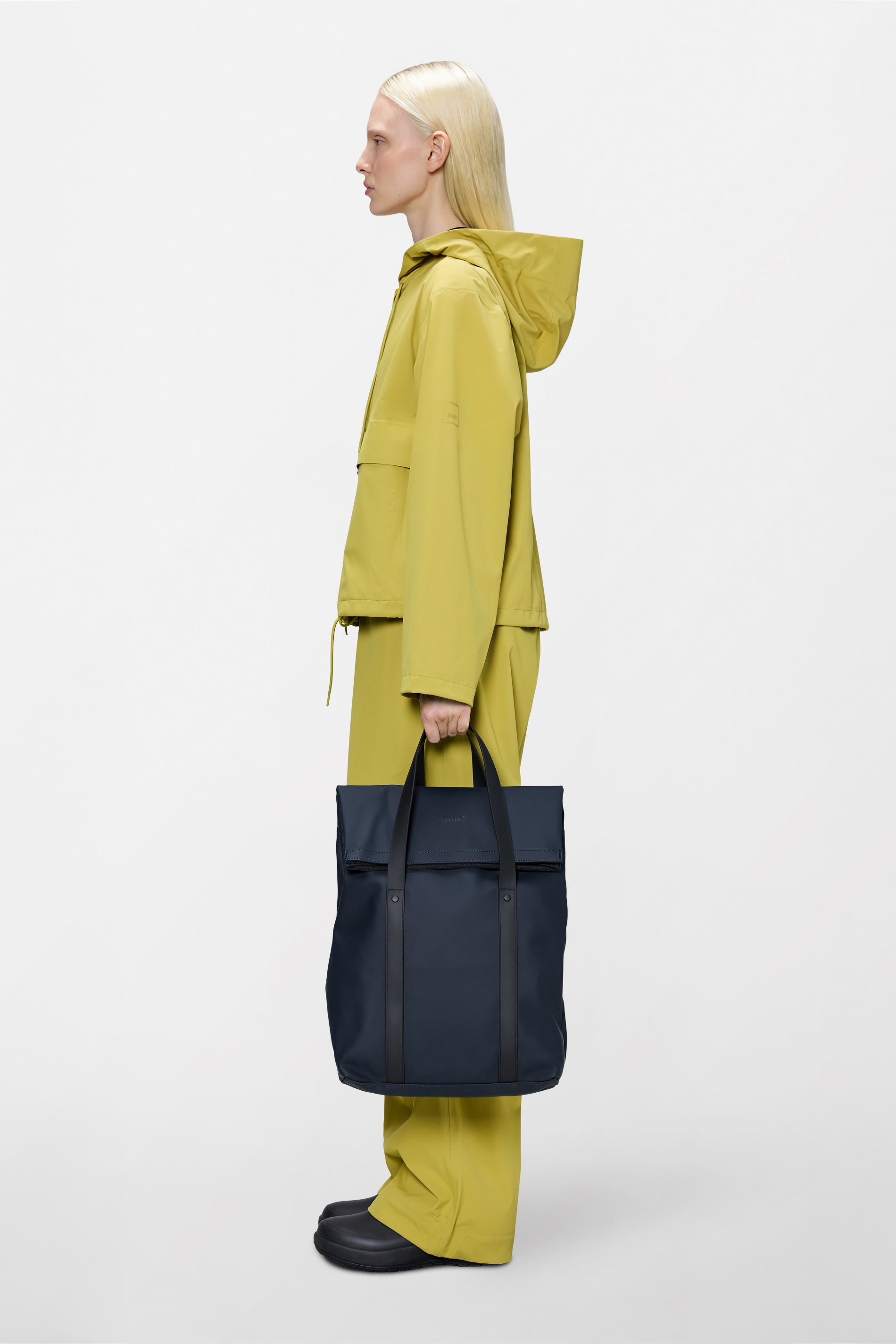 RAINS 2 Way Tote Backpack Navy 15L H42 x D12 x W30 cm Backpack