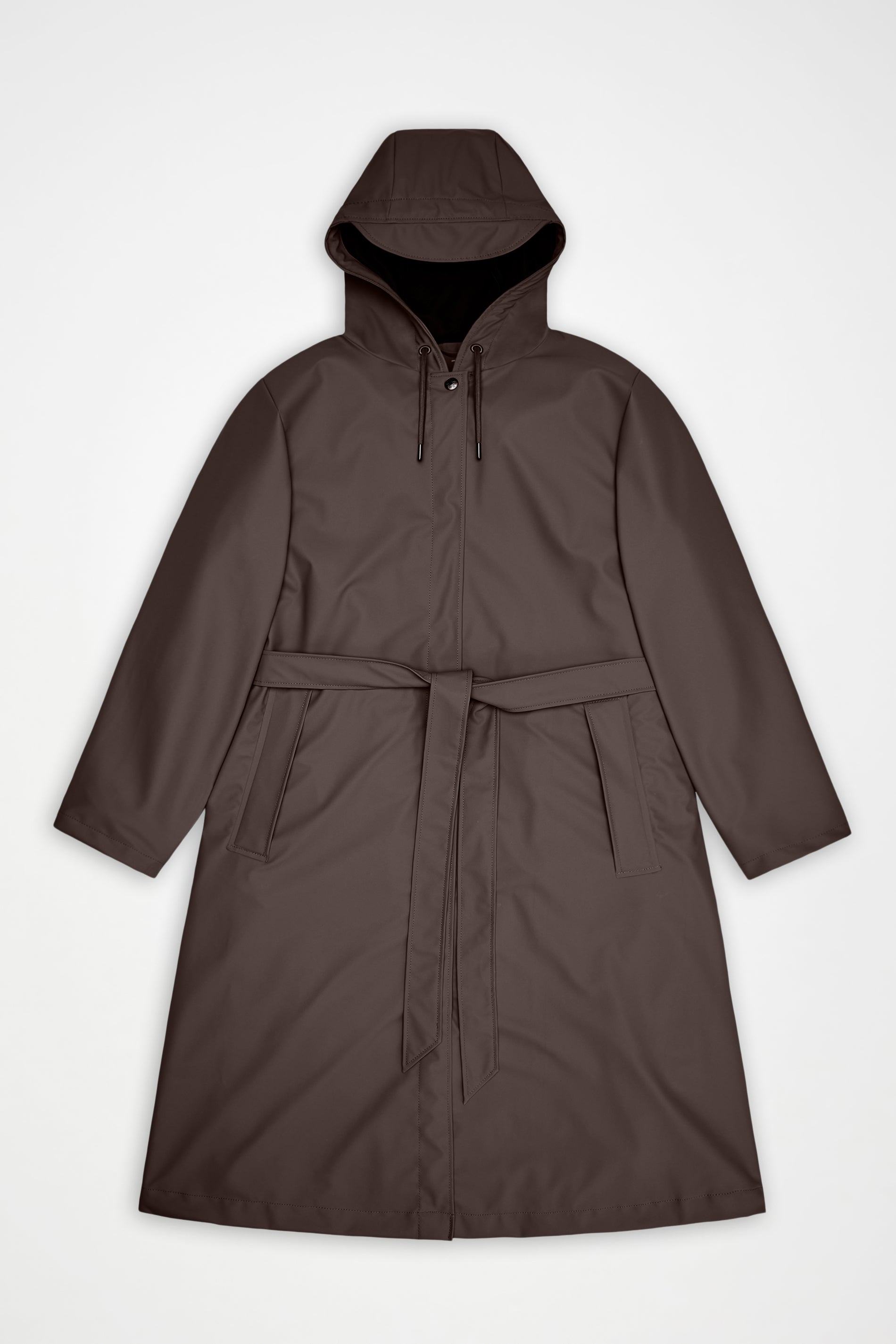RAINS A-Line Longer W Jacket Bark Jacket
