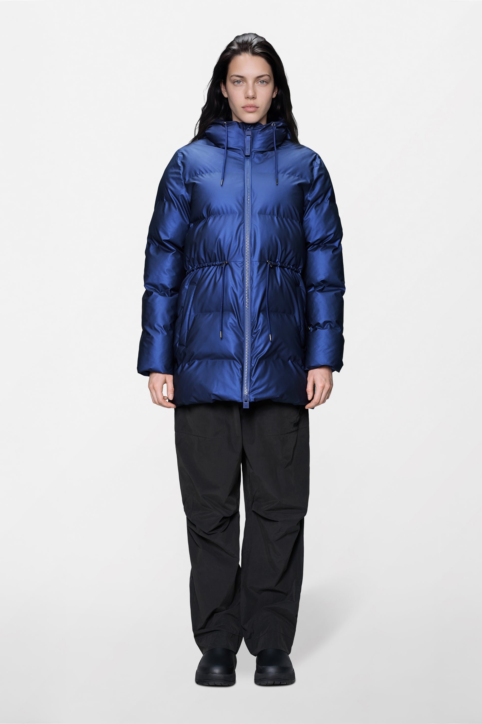 RAINS Alta Long Puffer String W Jacket Lucid Jacket
