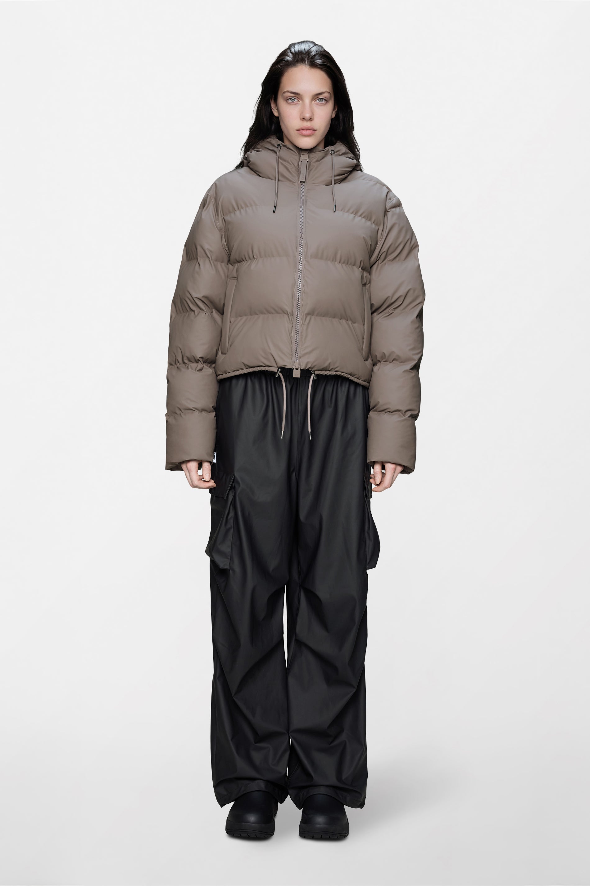 RAINS Alta Short Puffer Jacket Cinder Jacket