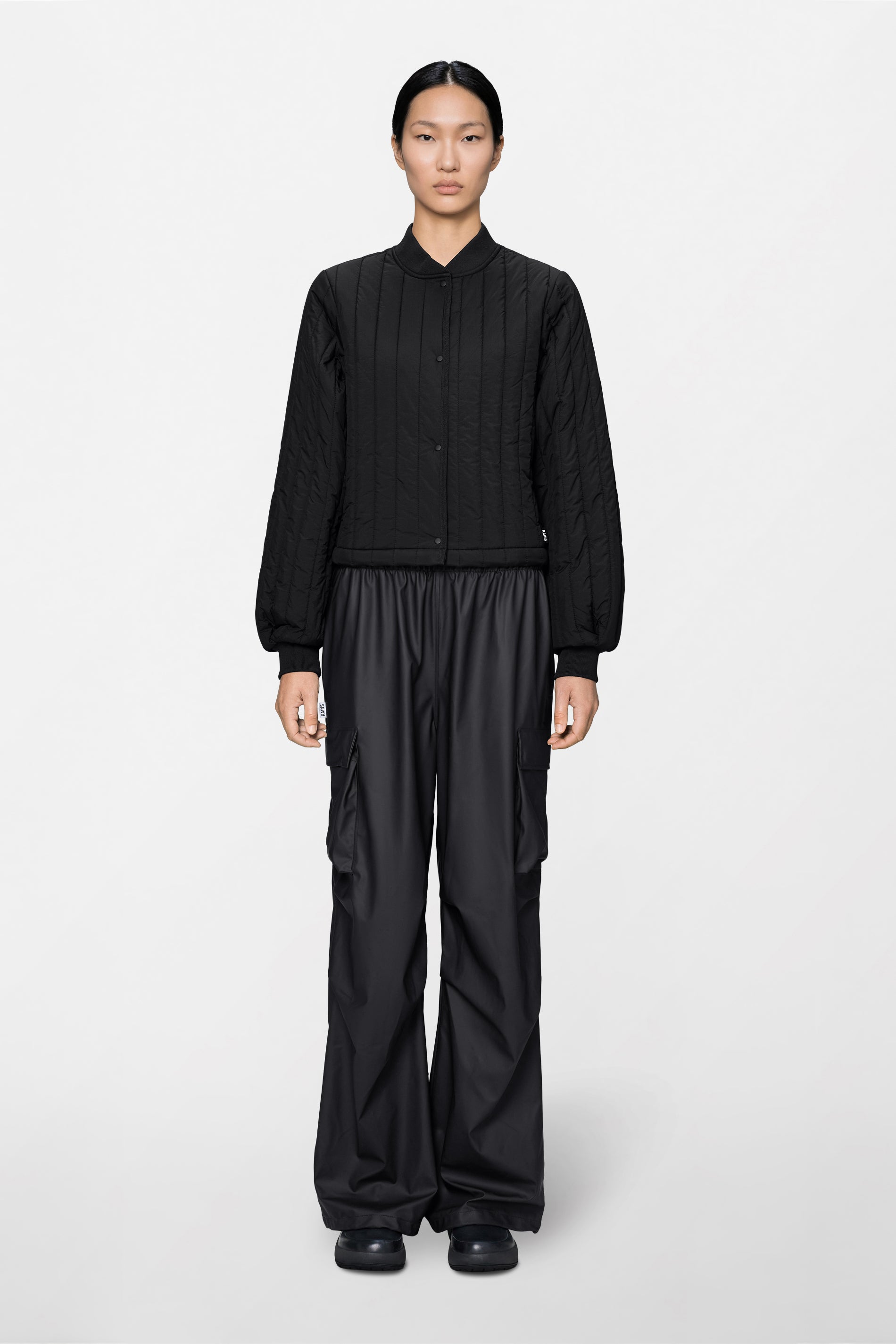 RAINS Banja Liner Bomber W Jacket Black Jacket