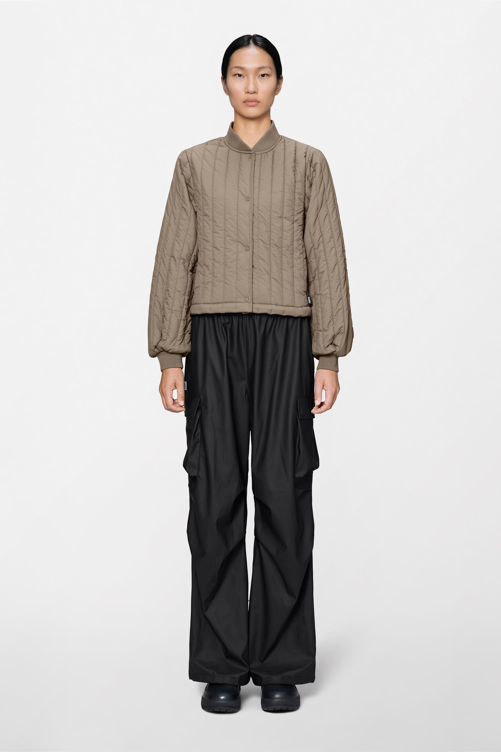 RAINS Banja Liner Bomber W Jacket Cinder Jacket
