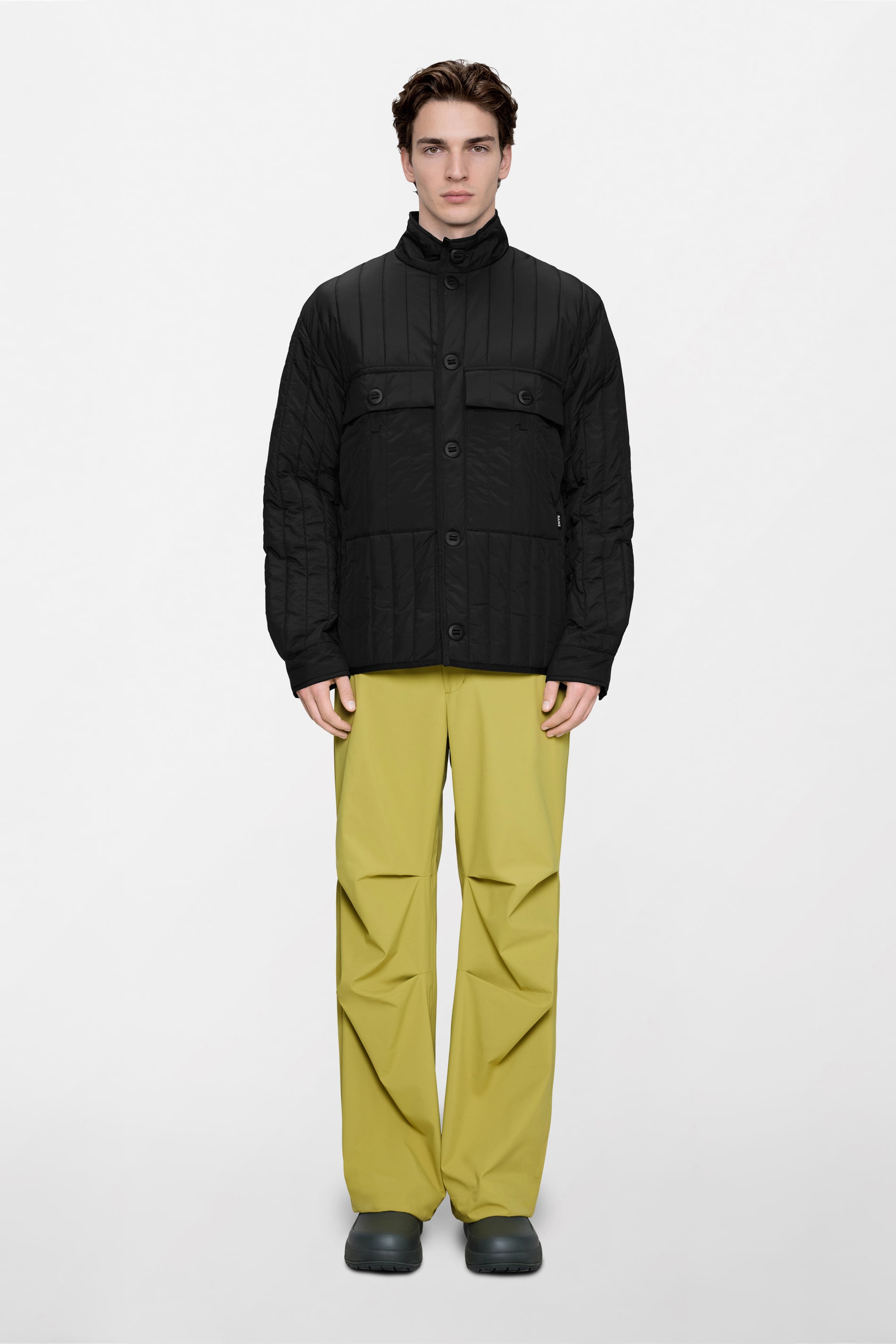 RAINS Banja Liner Pocket Jacket Black Jacket
