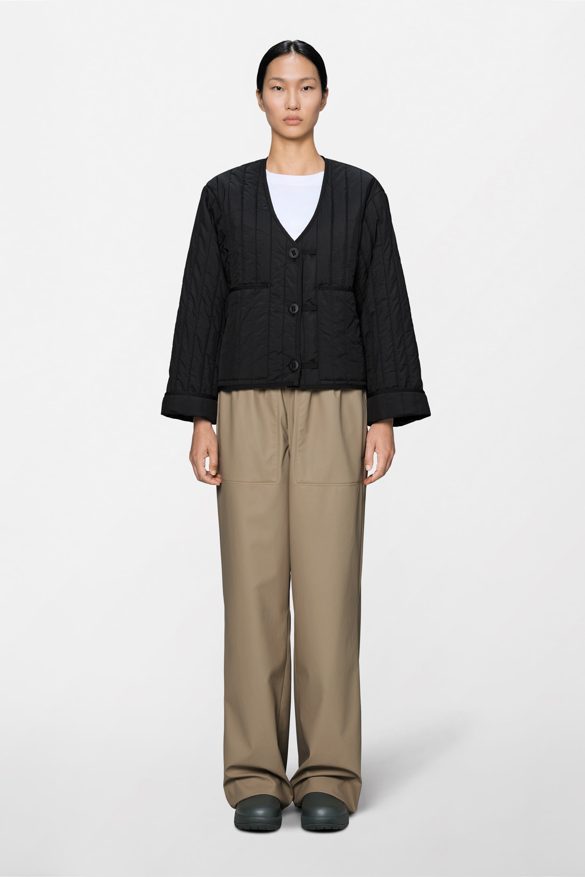 RAINS Banja Liner W jacket Black Jacket