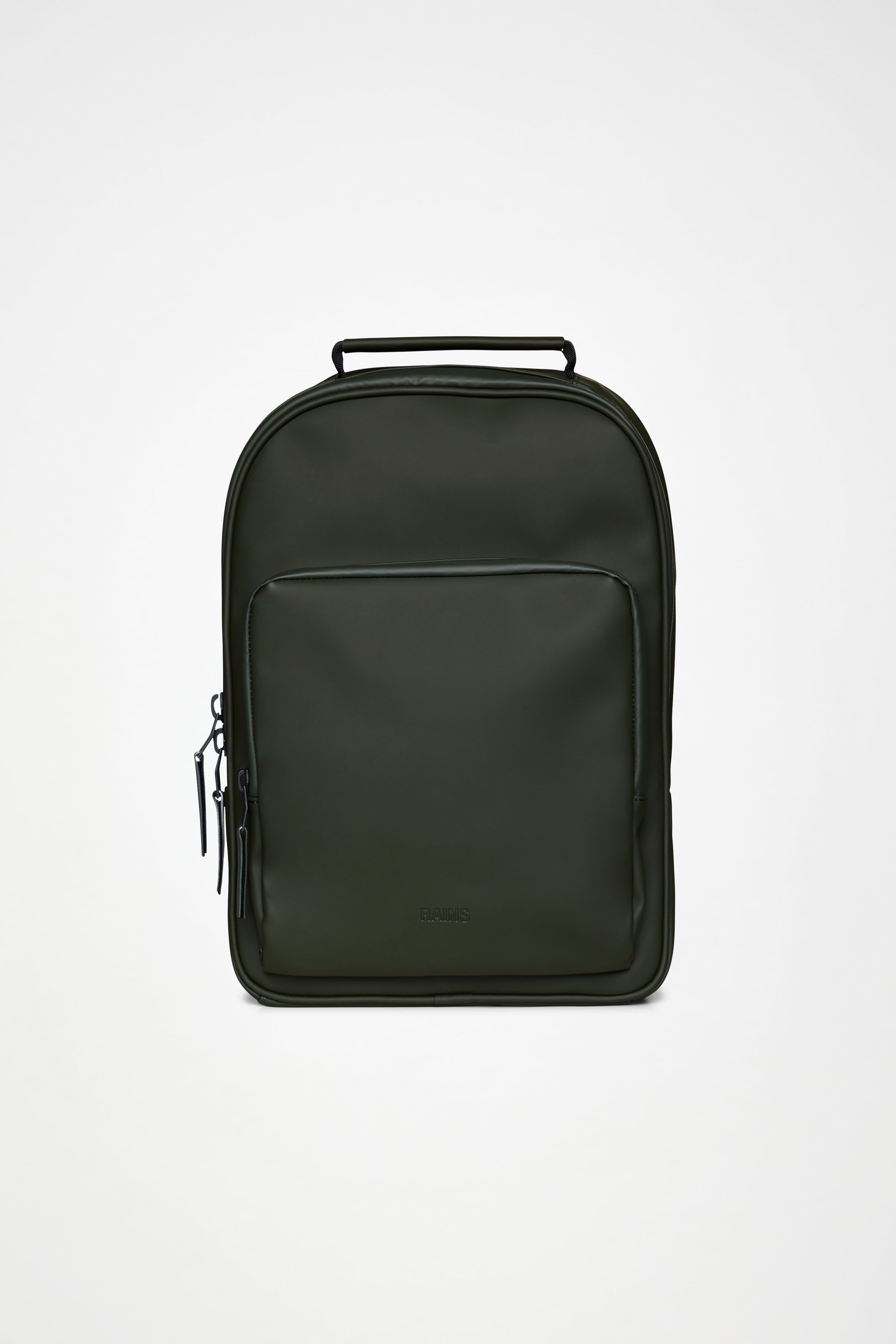 RAINS Book Daypack Green 10.50L H40 x D10 x W27 cm Backpack