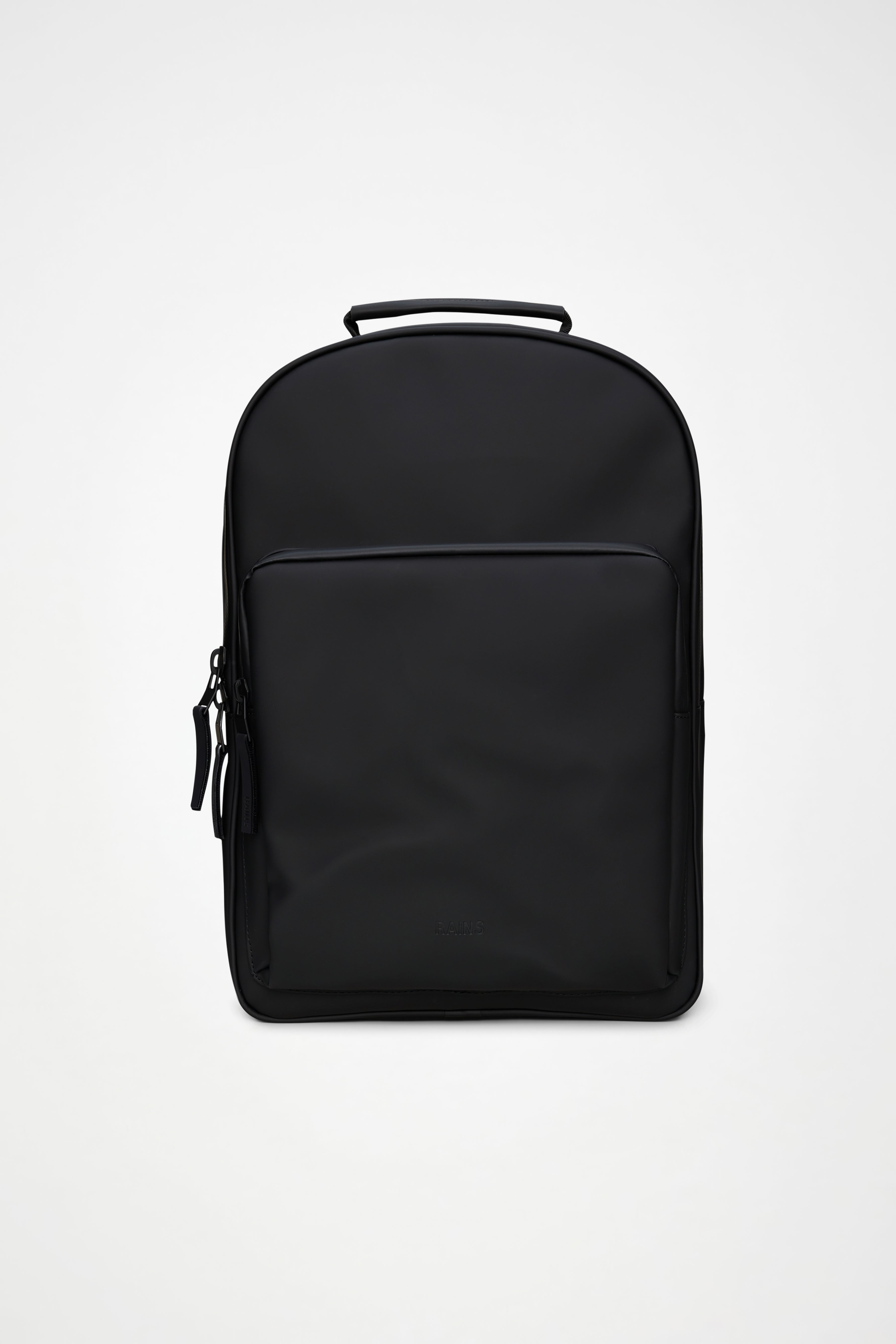 RAINS Book Daypack Large Black 16L H43 x D12 x W30 cm Backpack