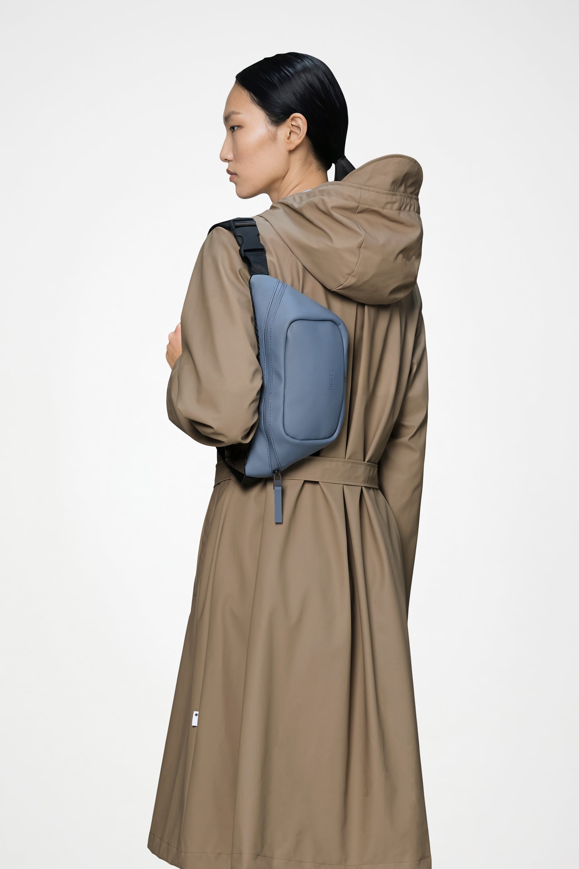 RAINS Bum Bag Mini Blue Dusk 1.50L H17 x D5.50 x W30 cm Bum bag