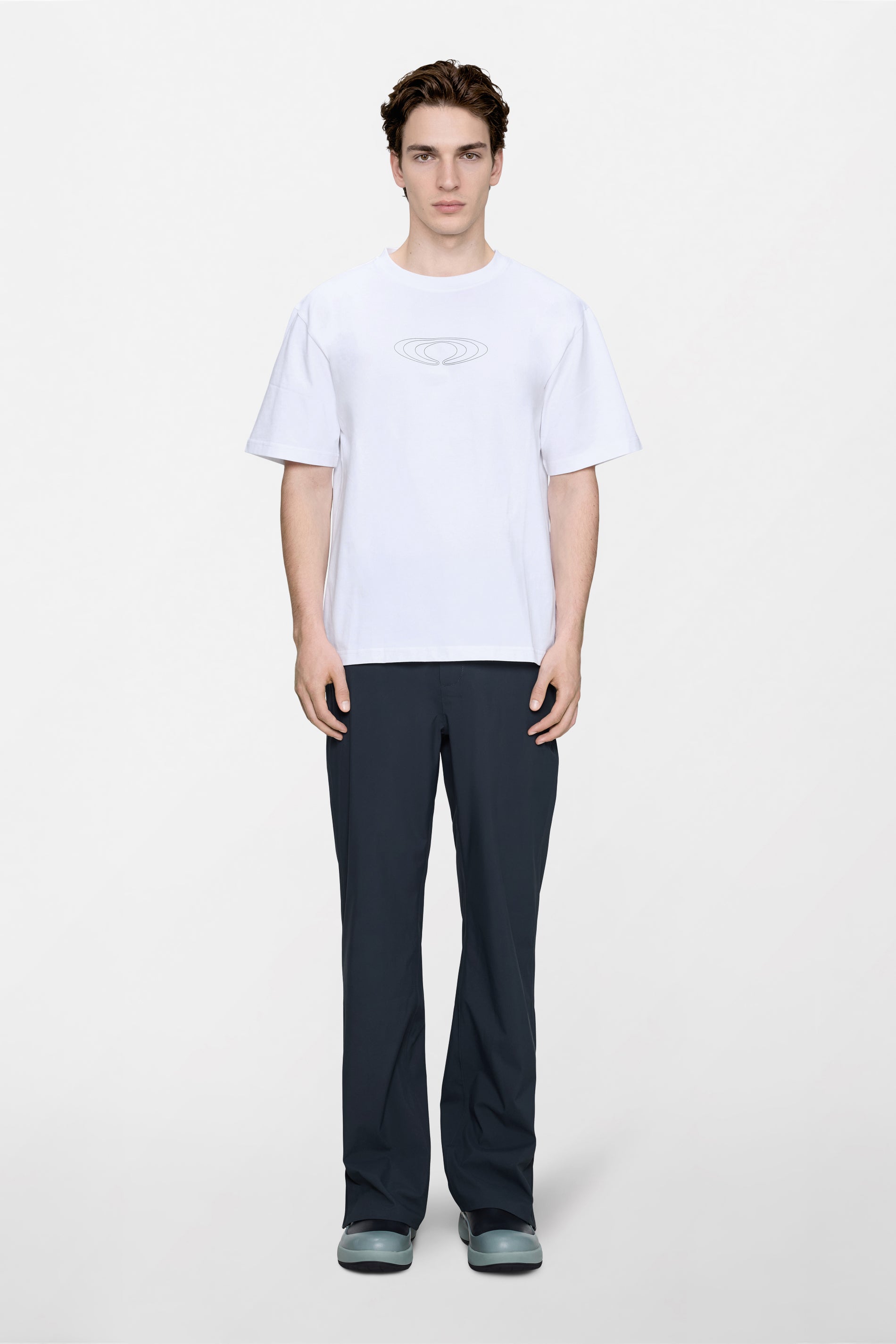RAINS Classic T-shirt Splash White Short Sleeve
