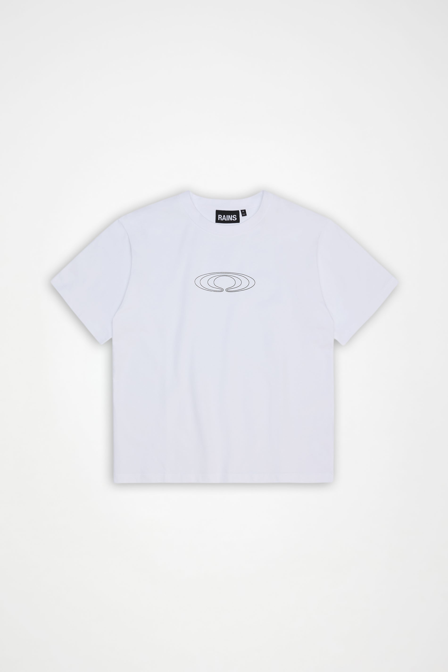 RAINS Classic T-shirt Splash White Short Sleeve