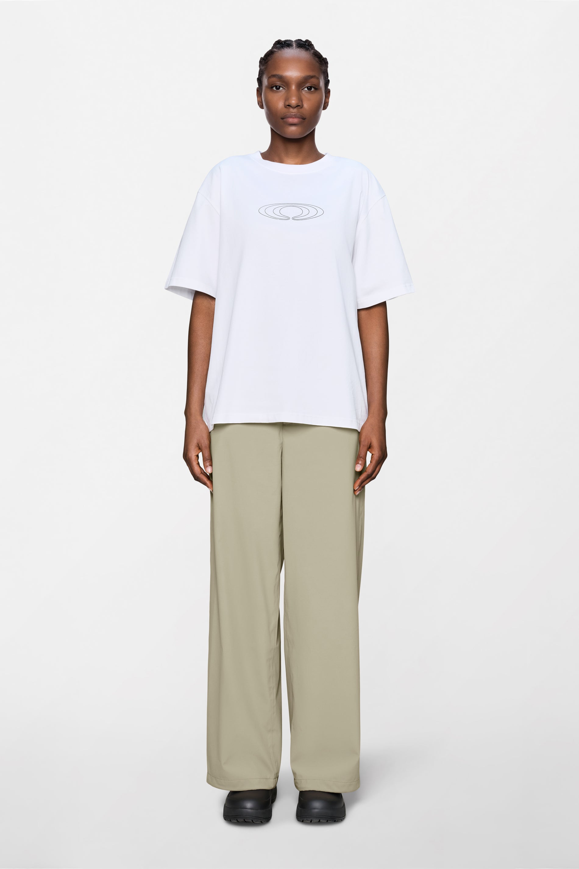 RAINS Classic T-shirt Splash White Short Sleeve