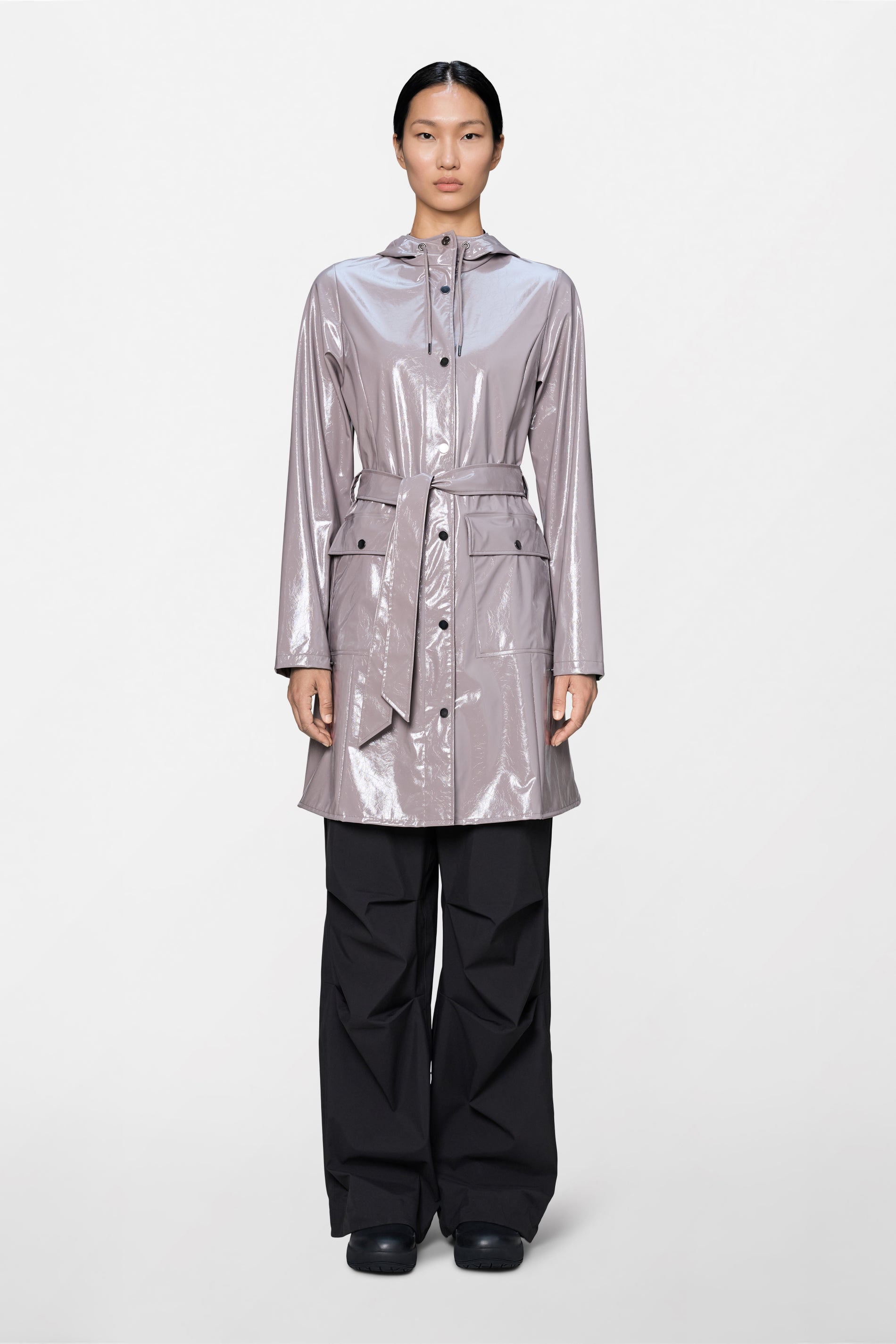 RAINS Curve Long Jacket
Cinder Glaze Jacket