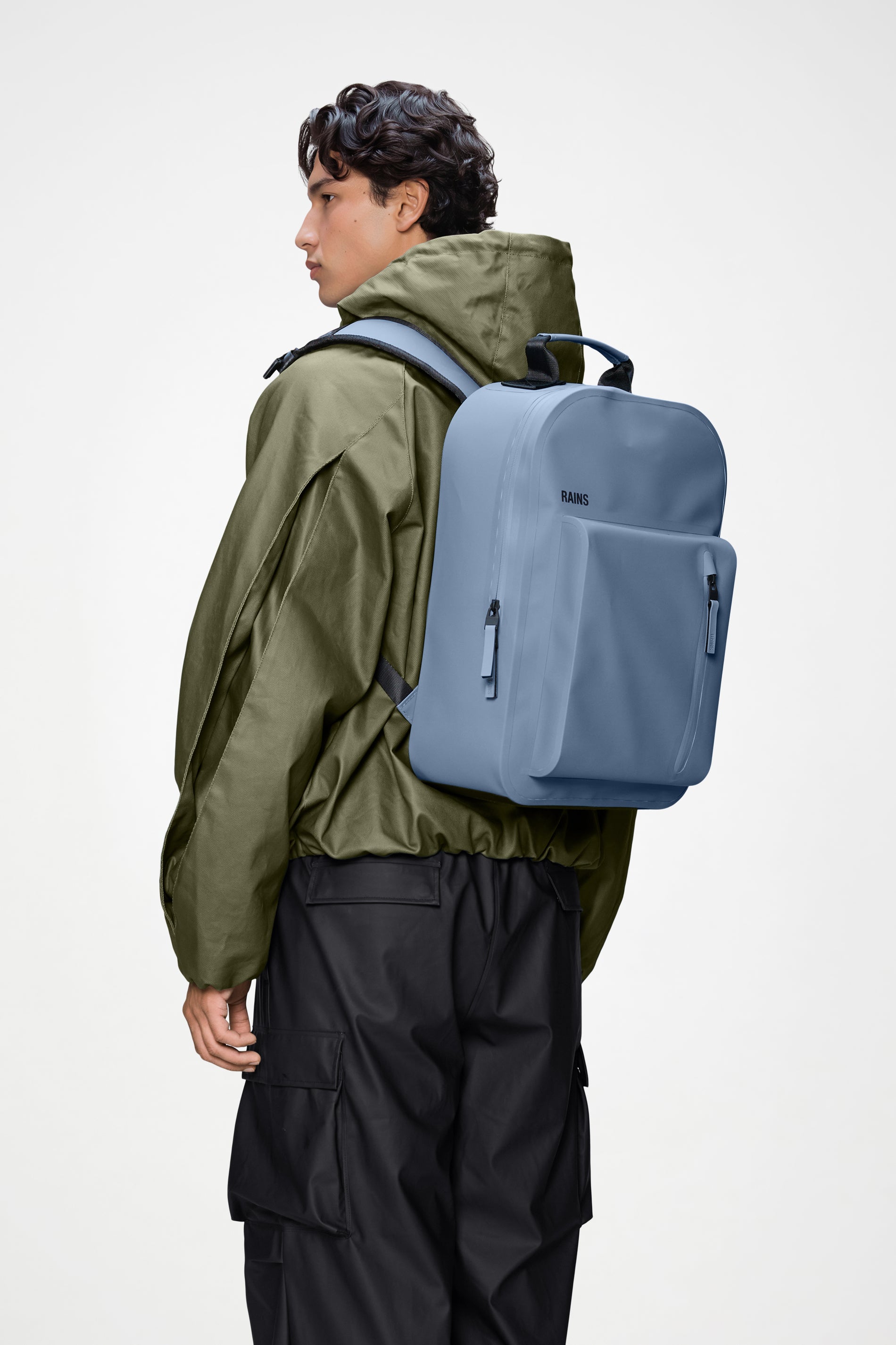 RAINS Deepwater Day Backpack Blue Dusk 30L H44 x D16 x W30 cm Backpack