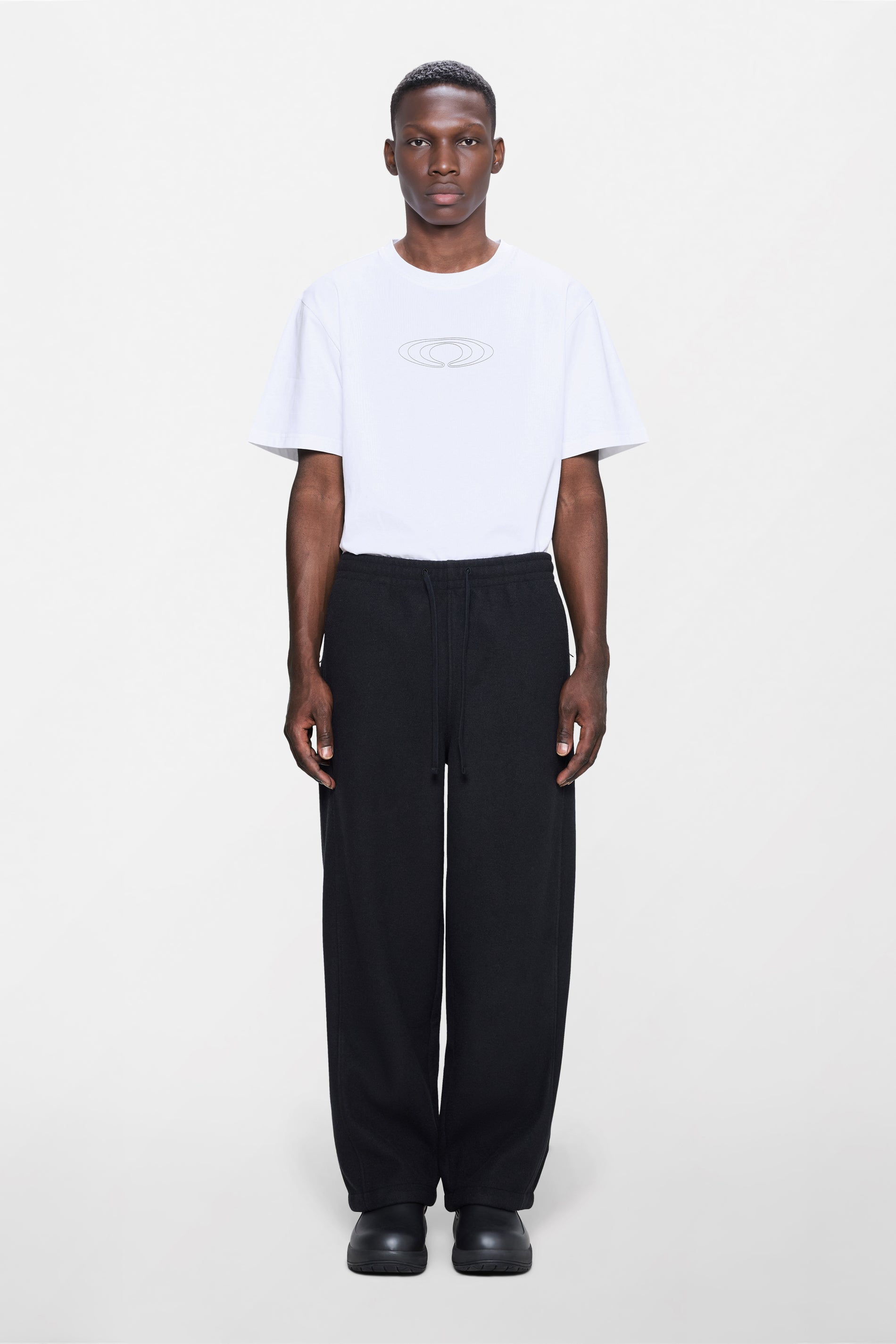 RAINS Fleece Pants Black Pants