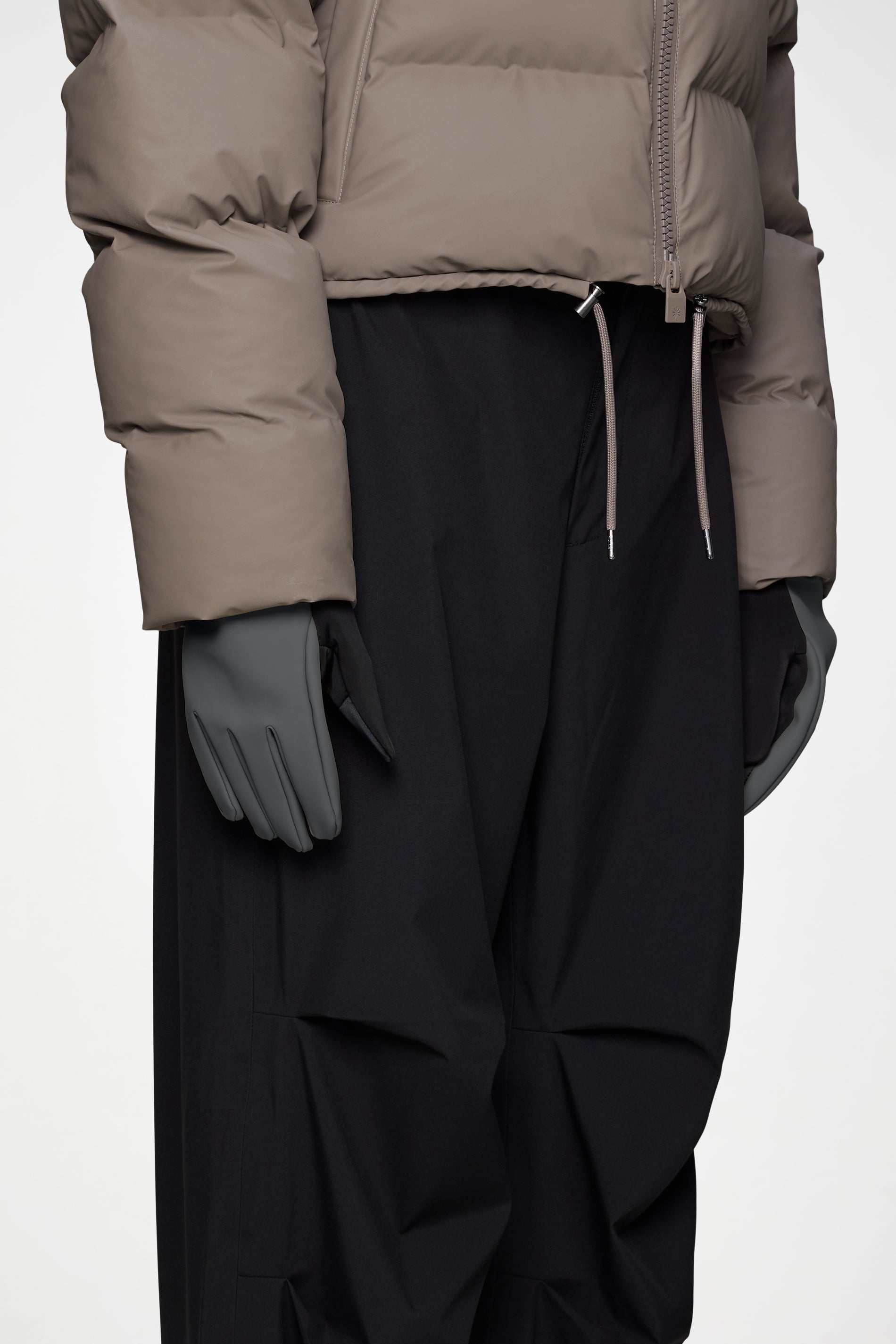 RAINS Gloves Dark Grey Gloves & Mittens