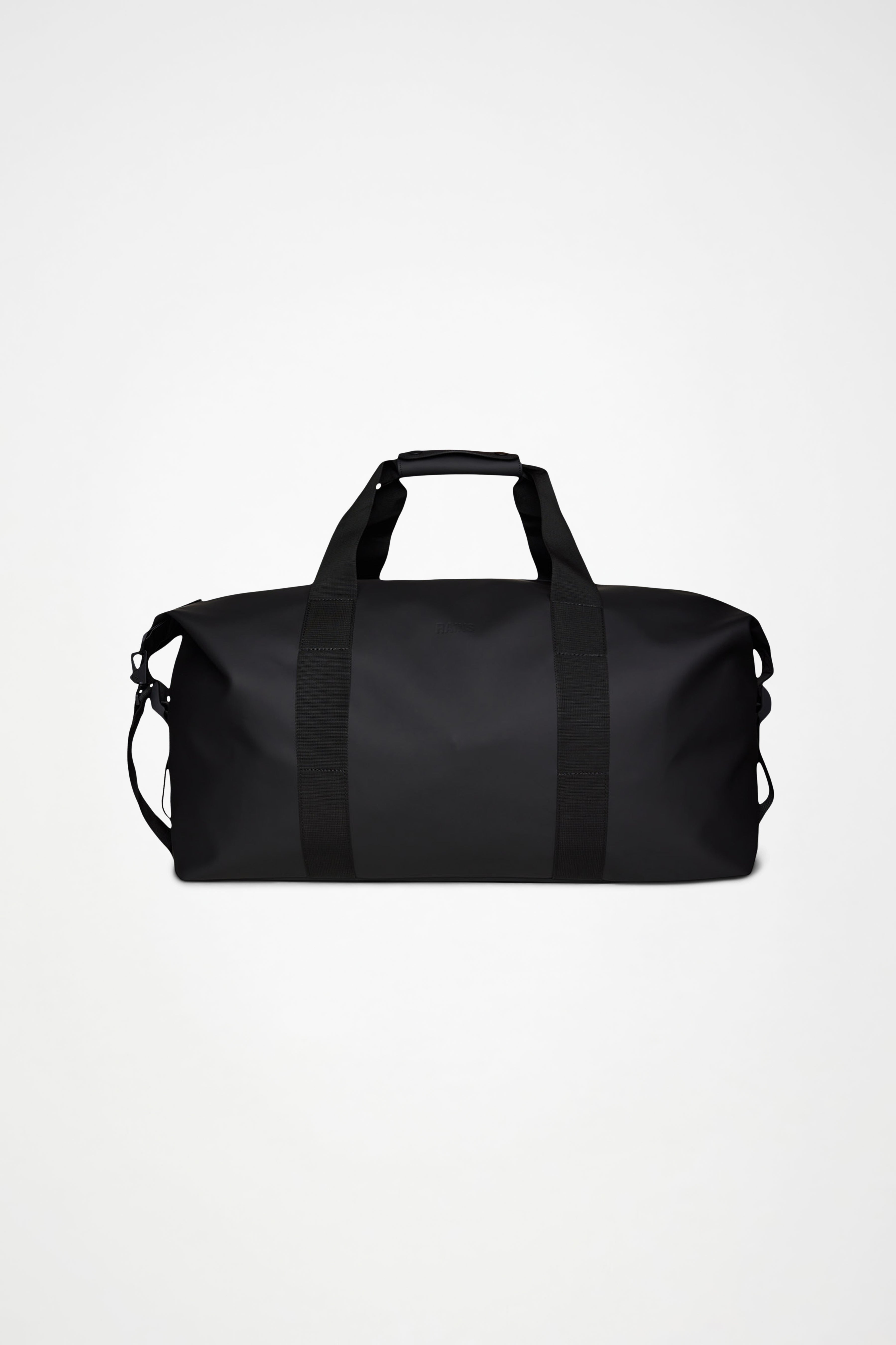 RAINS Hilo Weekend Bag Large Black 47L H29 x D28 x W60 cm Weekender