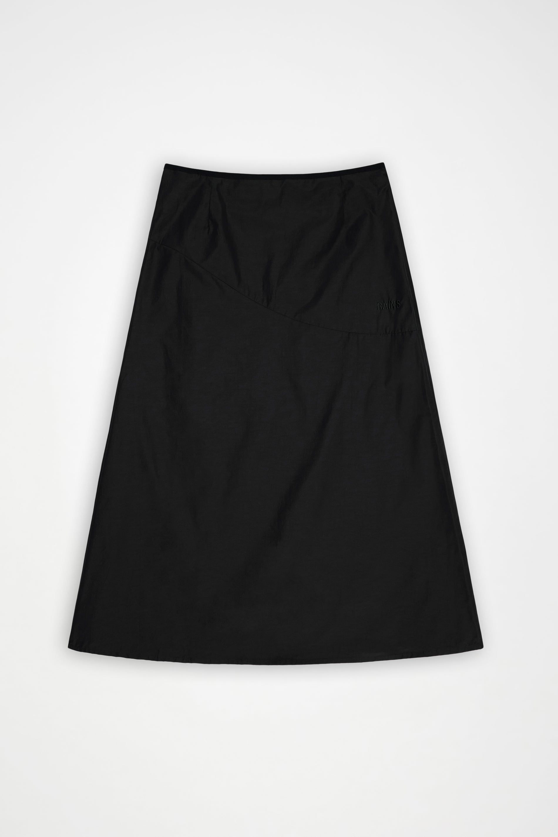 RAINS Light Woven W Skirt Black Skirts