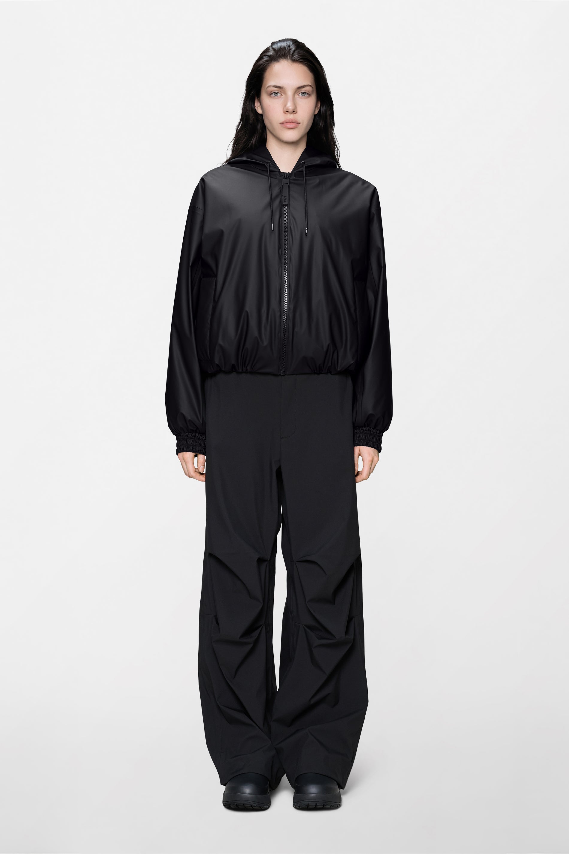 RAINS Lohja Insulated Bomber W Jacket Black Jacket