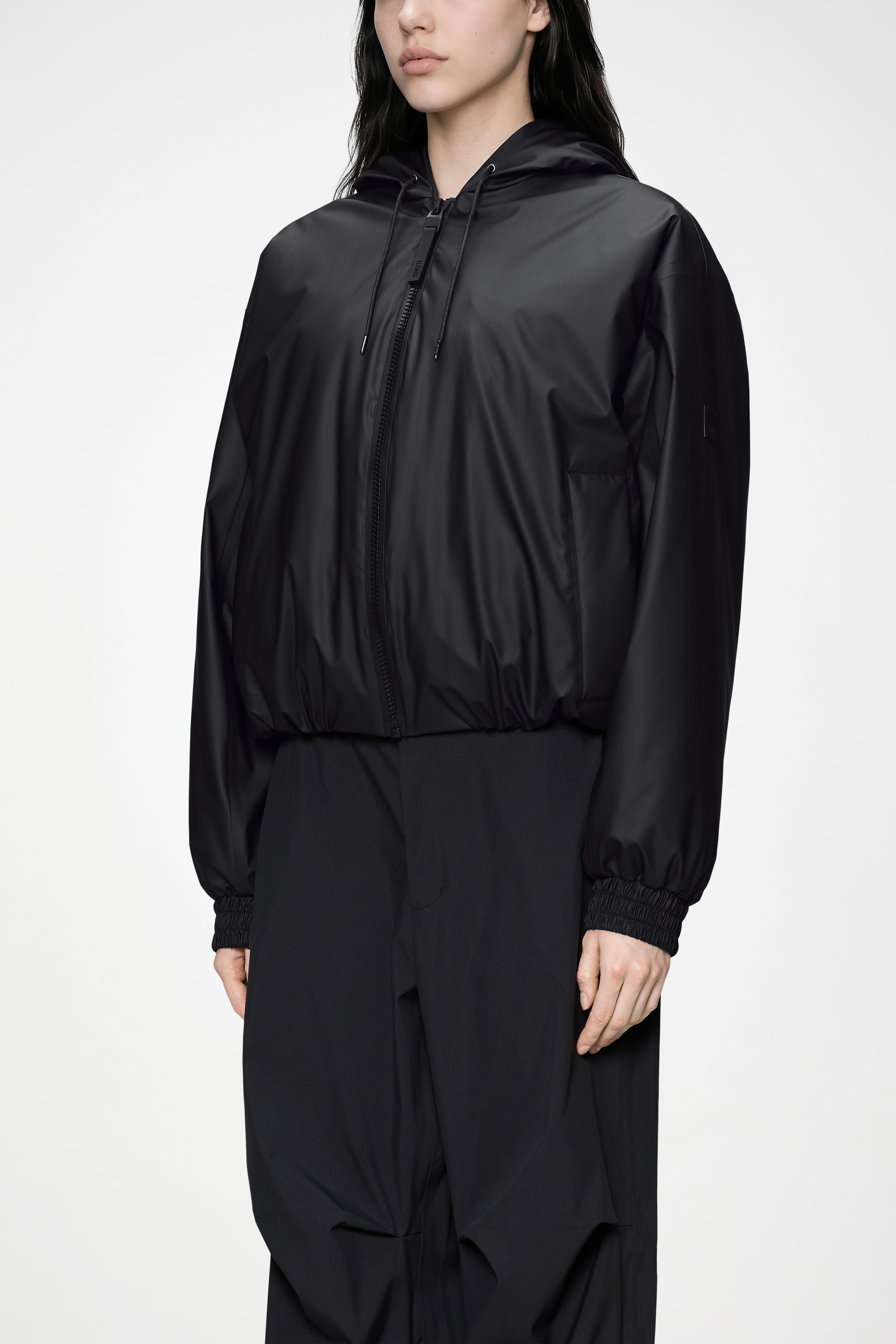 RAINS Lohja Insulated Bomber W Jacket Black Jacket