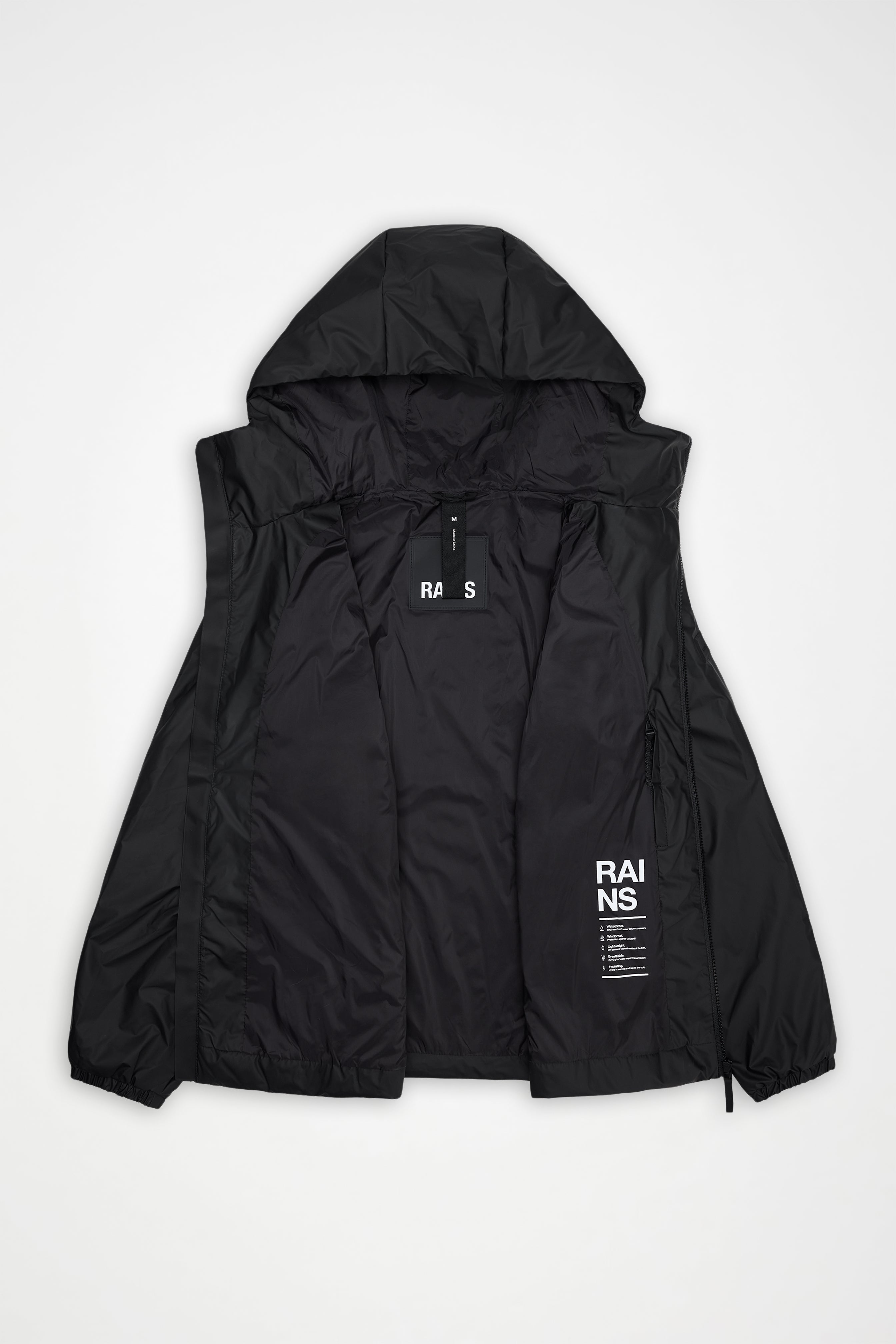 RAINS Lohja Insulated Jacket Black Jacket
