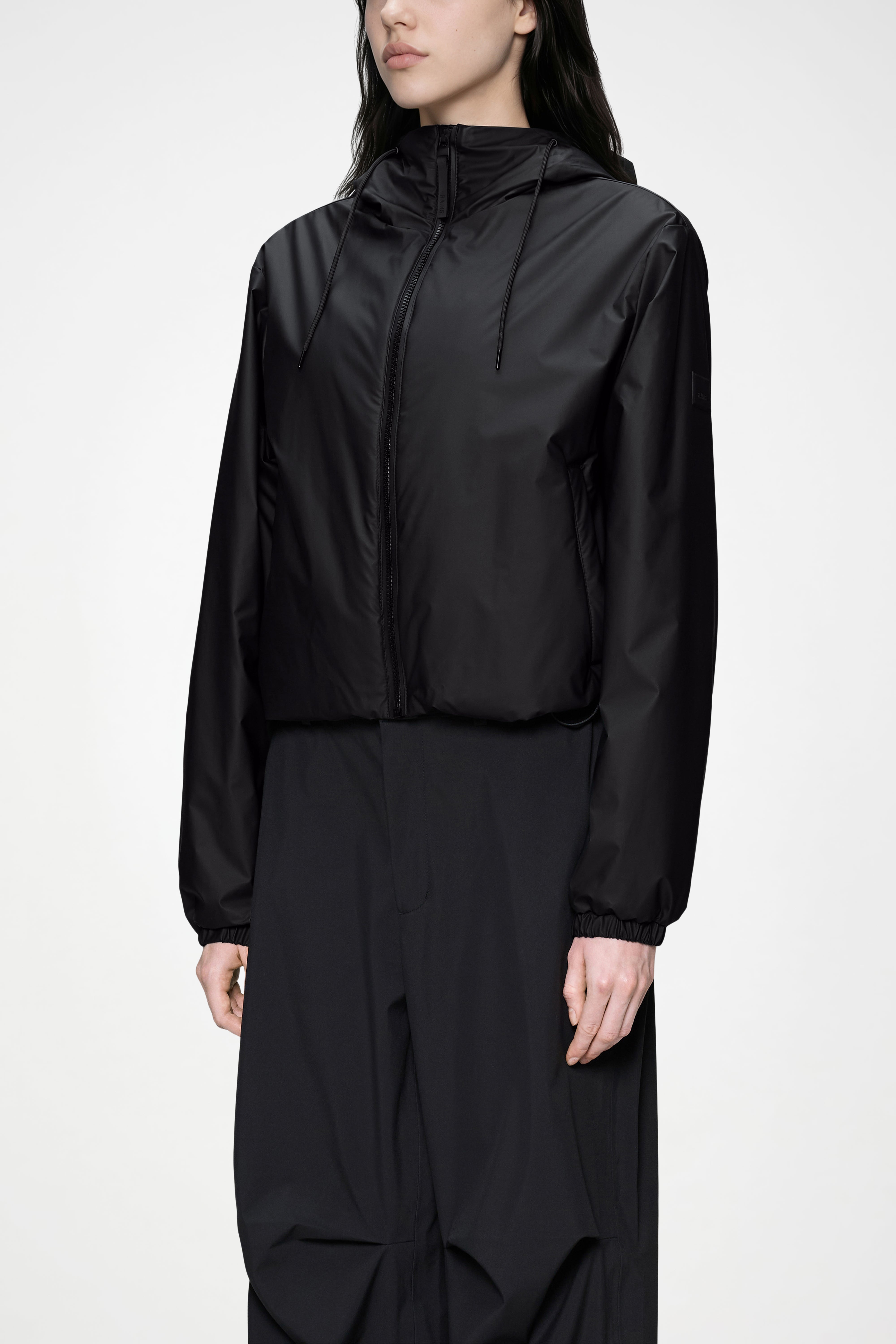 RAINS Lohja Short Insulated Jacket Black Jacket