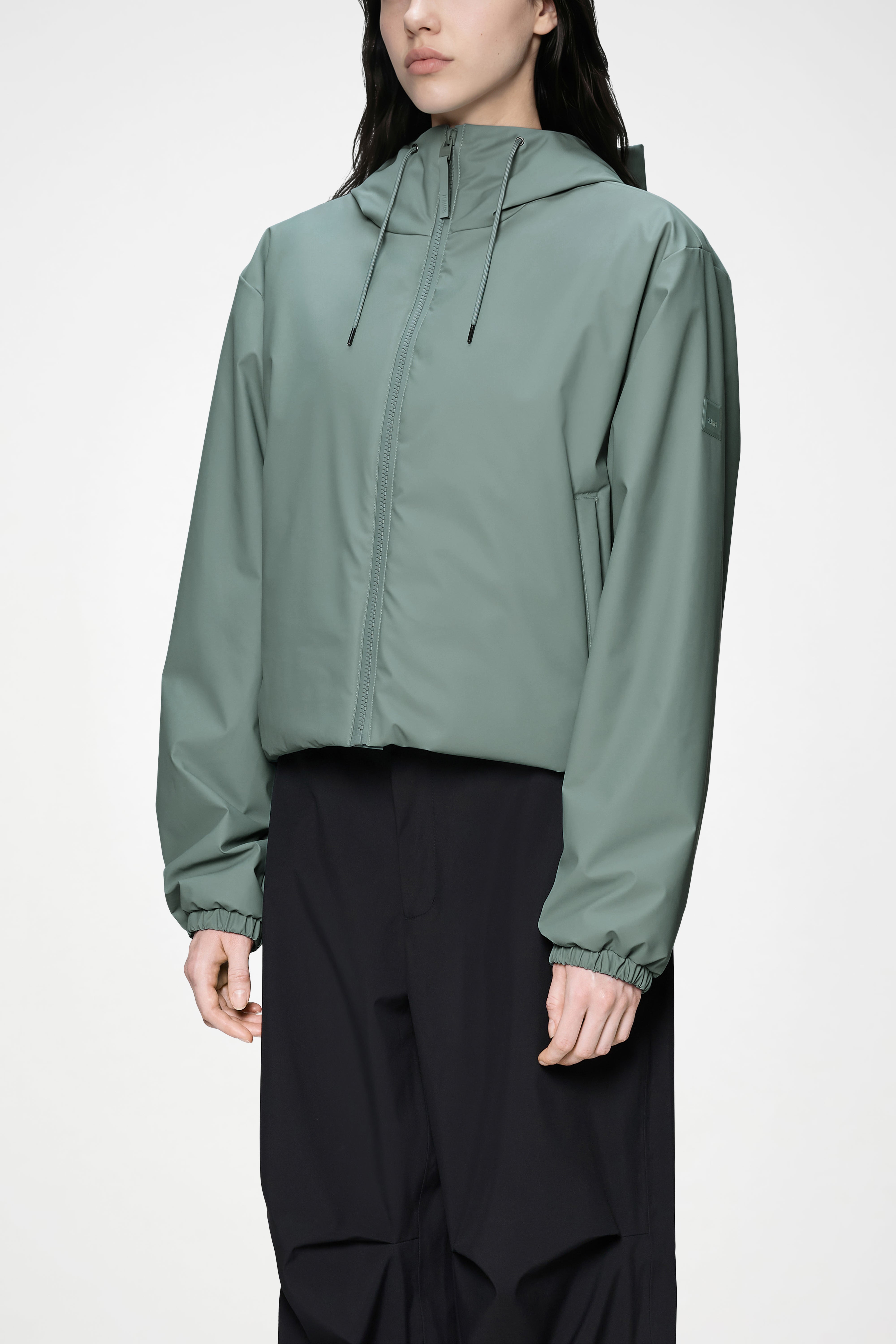RAINS Lohja Short Insulated Jacket Sage Jacket