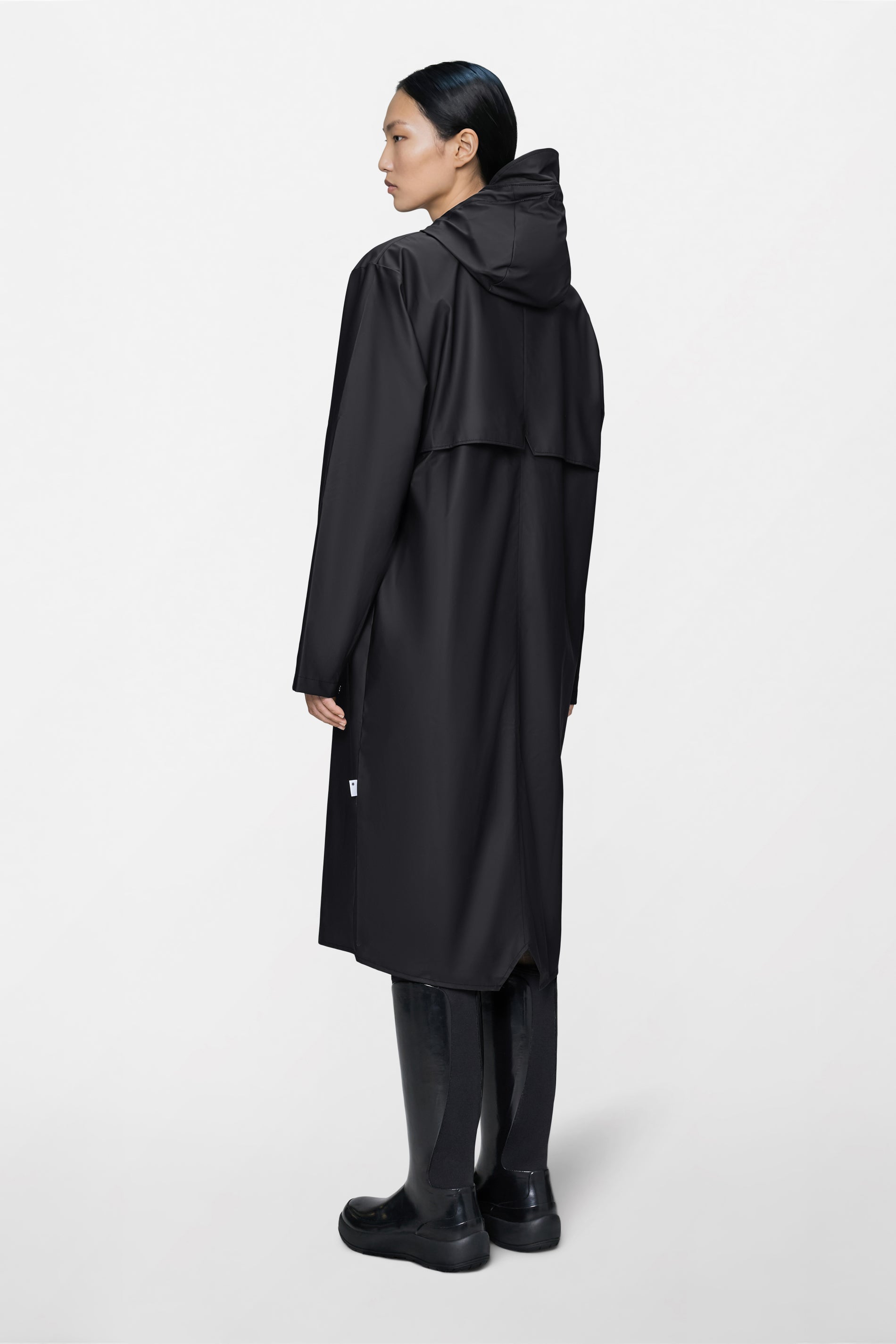 RAINS Longer Jacket Black Jacket