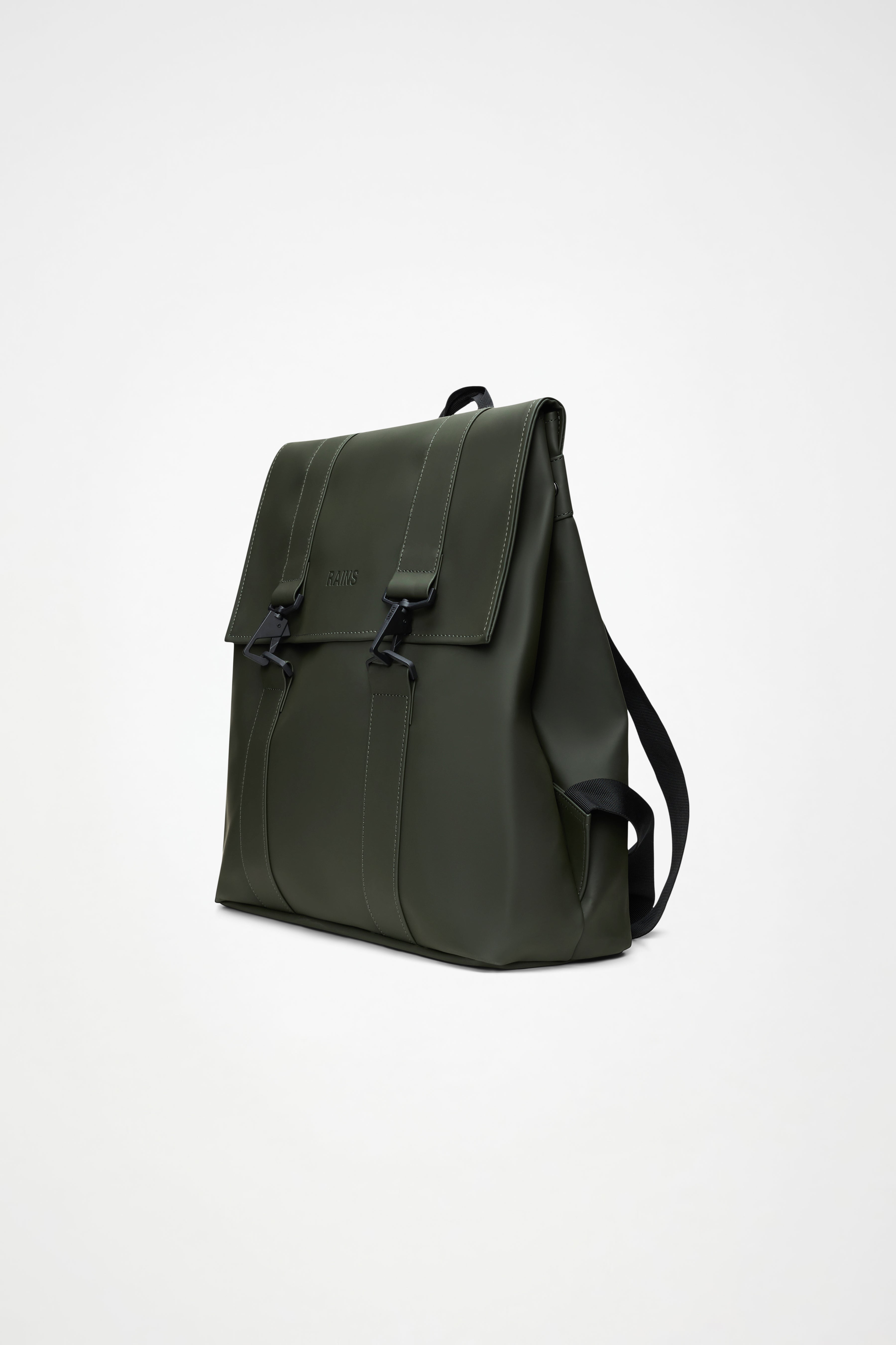 RAINS MSN Bag Green 21L H40 x D15 x W35 cm Backpack