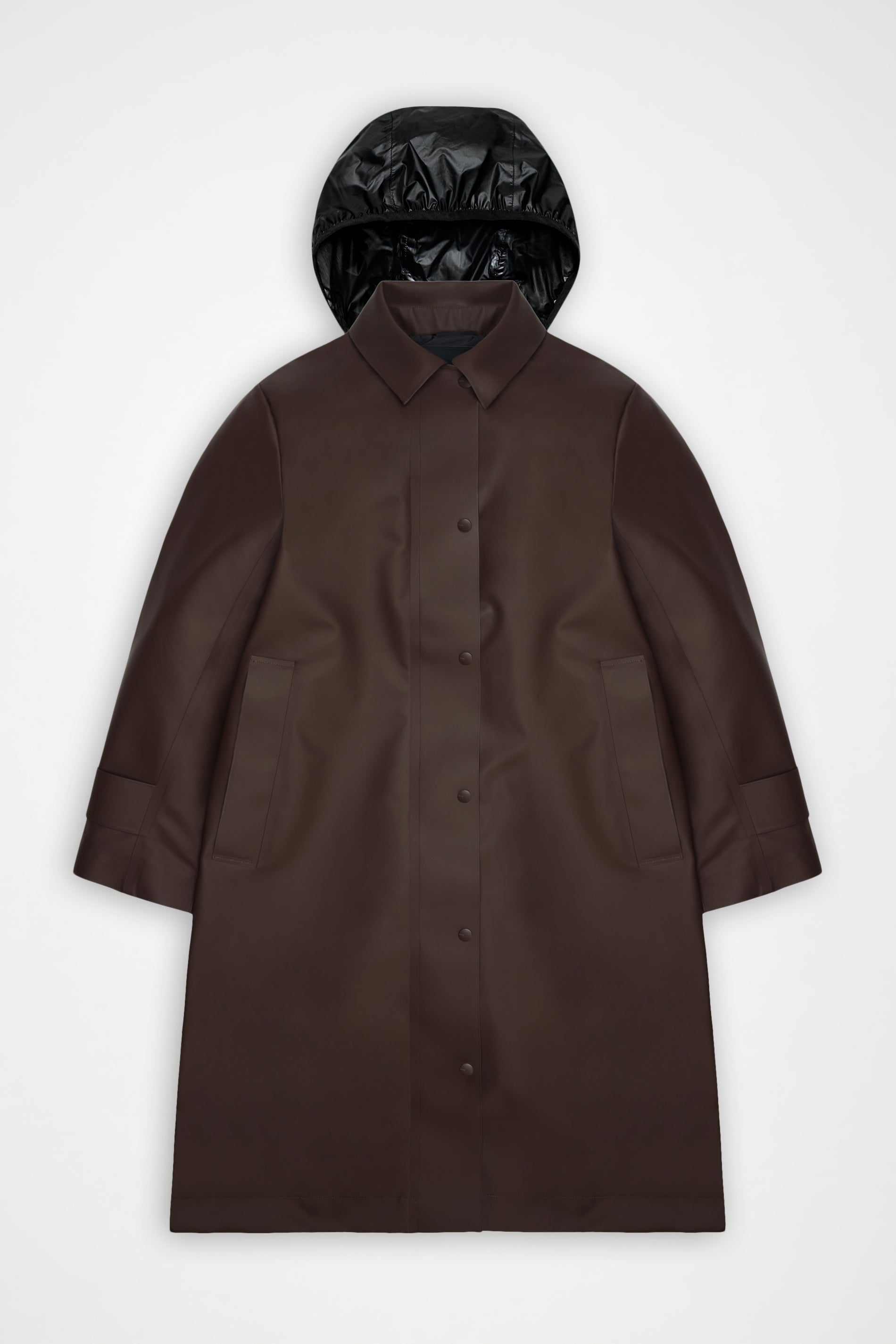 RAINS Nara Long W Jacket Bark Jacket