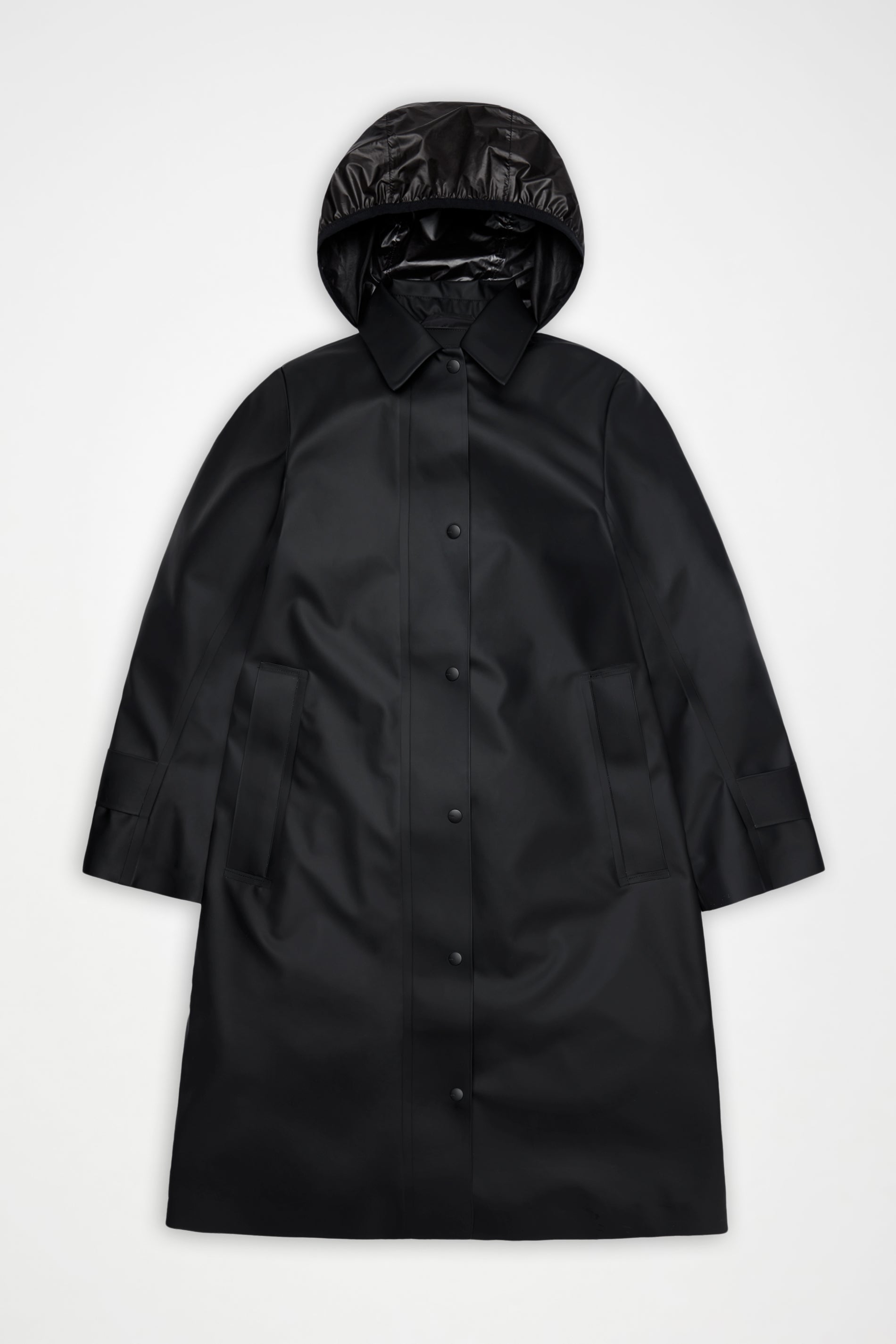 RAINS Nara Long W Jacket Black Jacket
