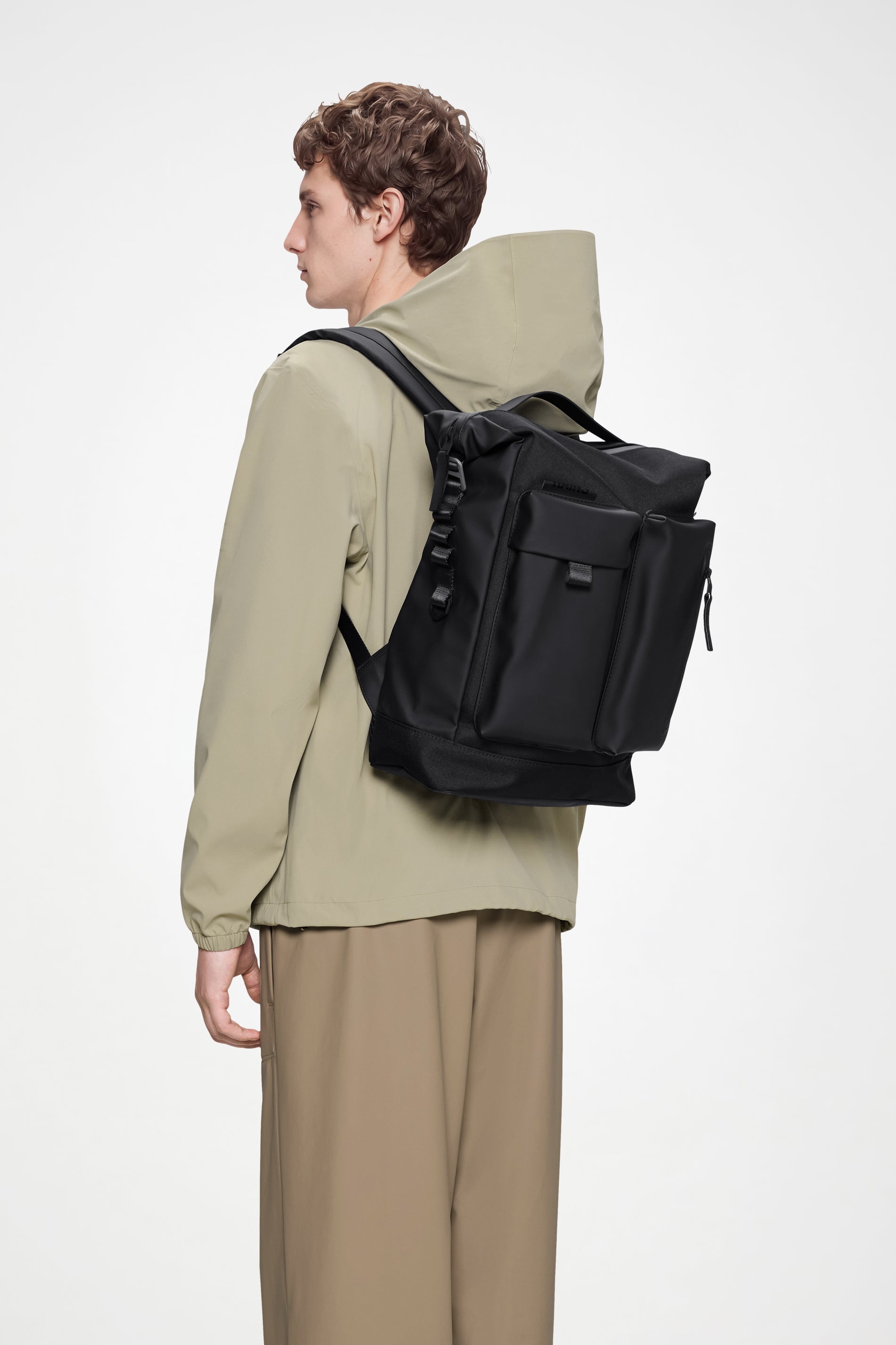RAINS Otaru Backpack Black 18.50L H42 x D14 x W30 cm Backpack