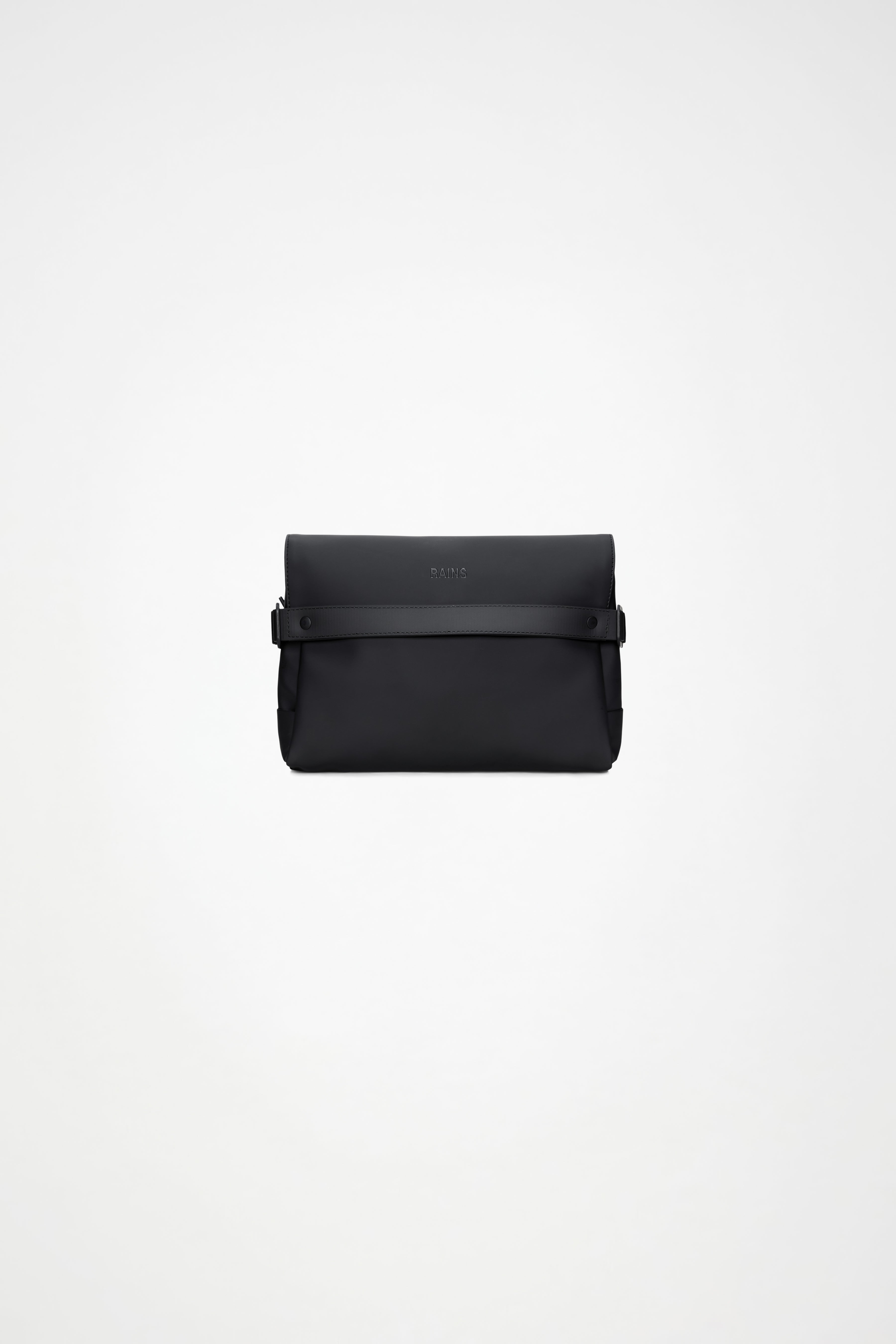 RAINS OTG Wash Bag Black 3.50L H20 x D6 x W27 cm Wash Bag