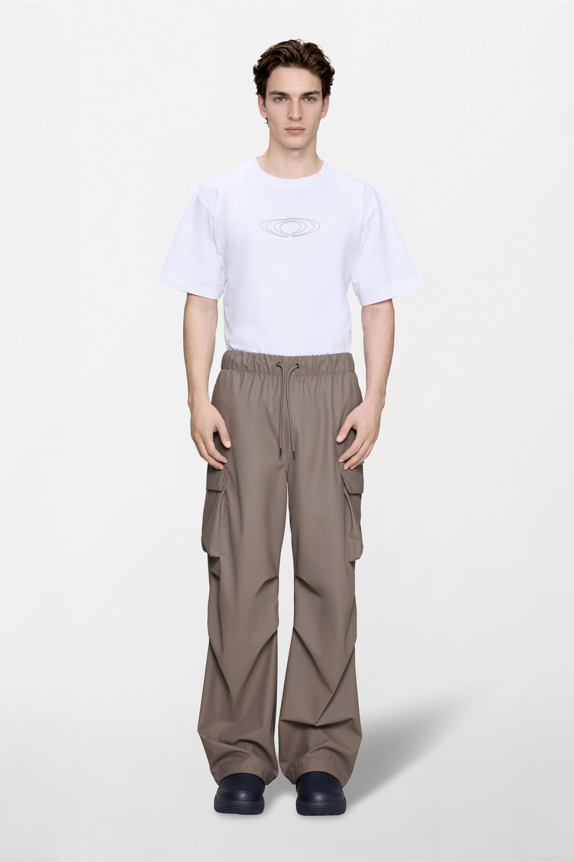 RAINS Pocket Rain Pants Wide Cinder Pants