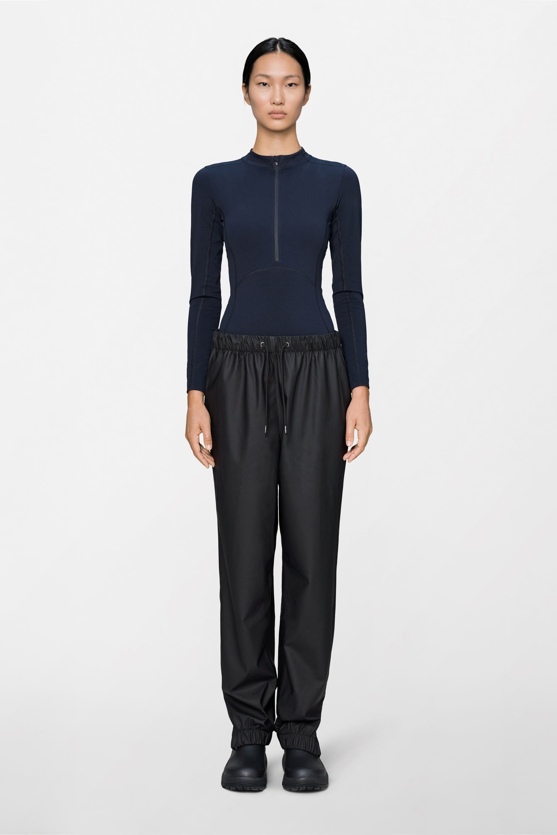 RAINS Rain Pants Regular Black Pants