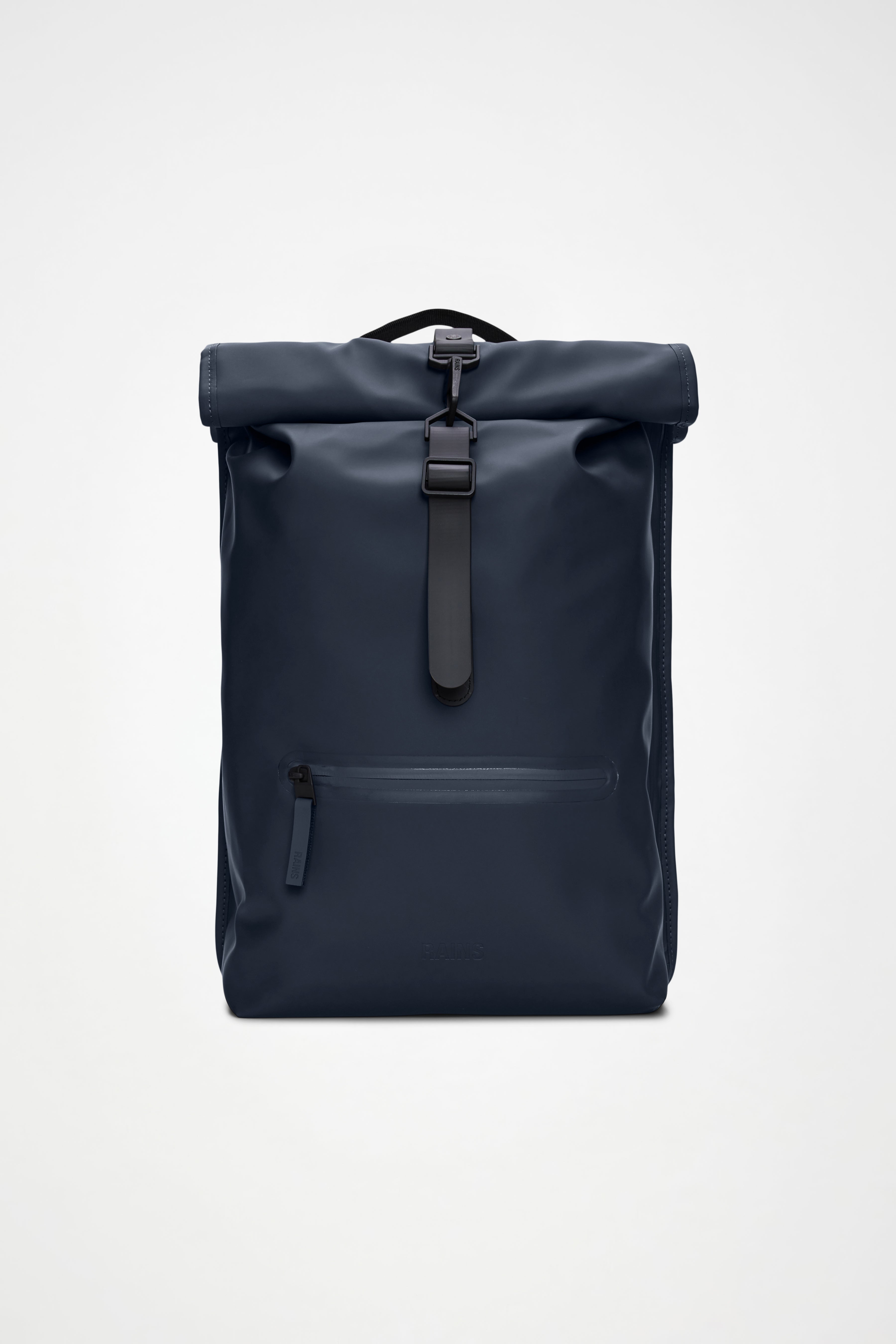 RAINS Rolltop Rucksack Navy 19L H48 x D11 x W32 cm Backpack