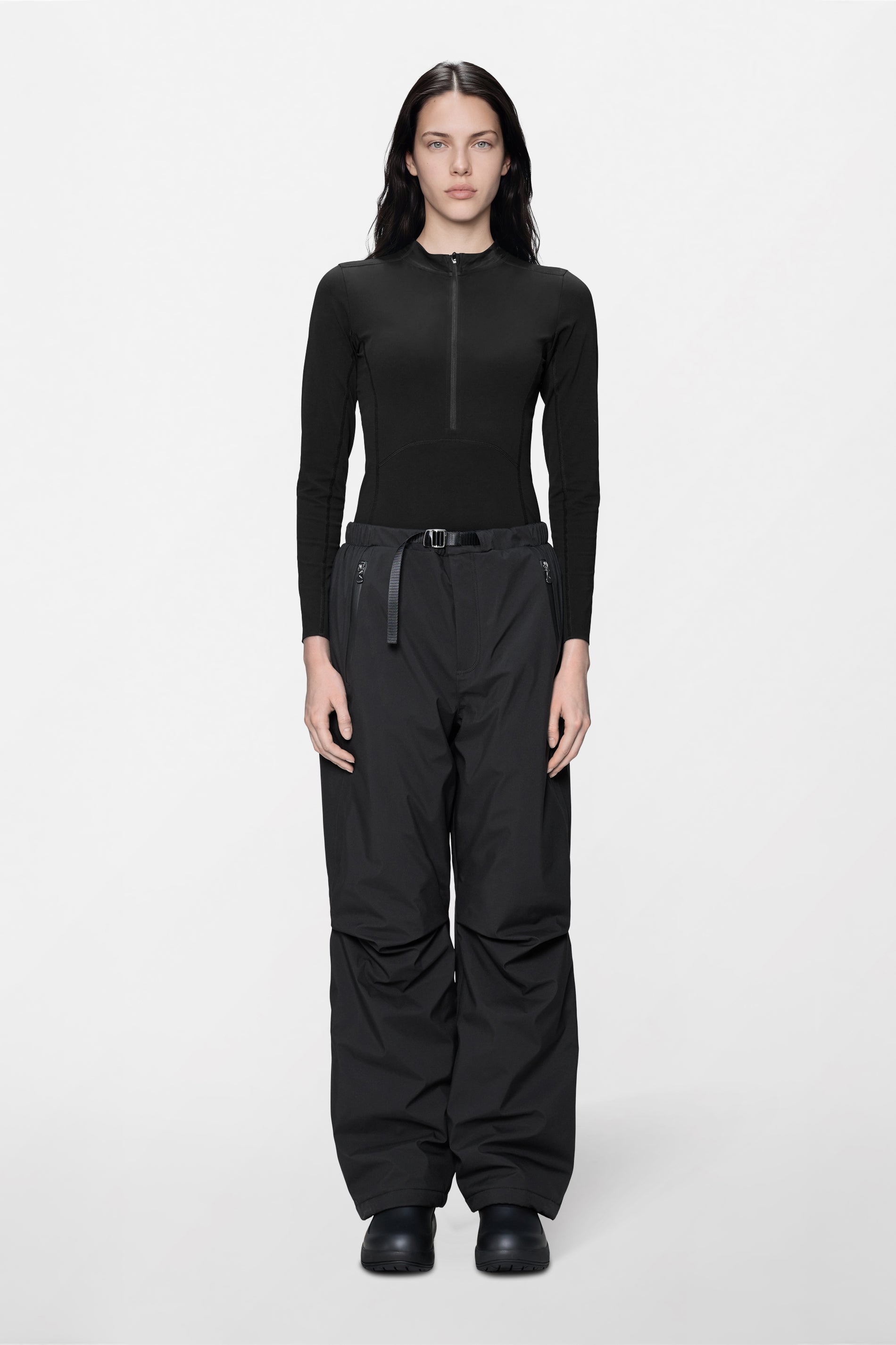 RAINS Sarna Puffer Pants Black Pants