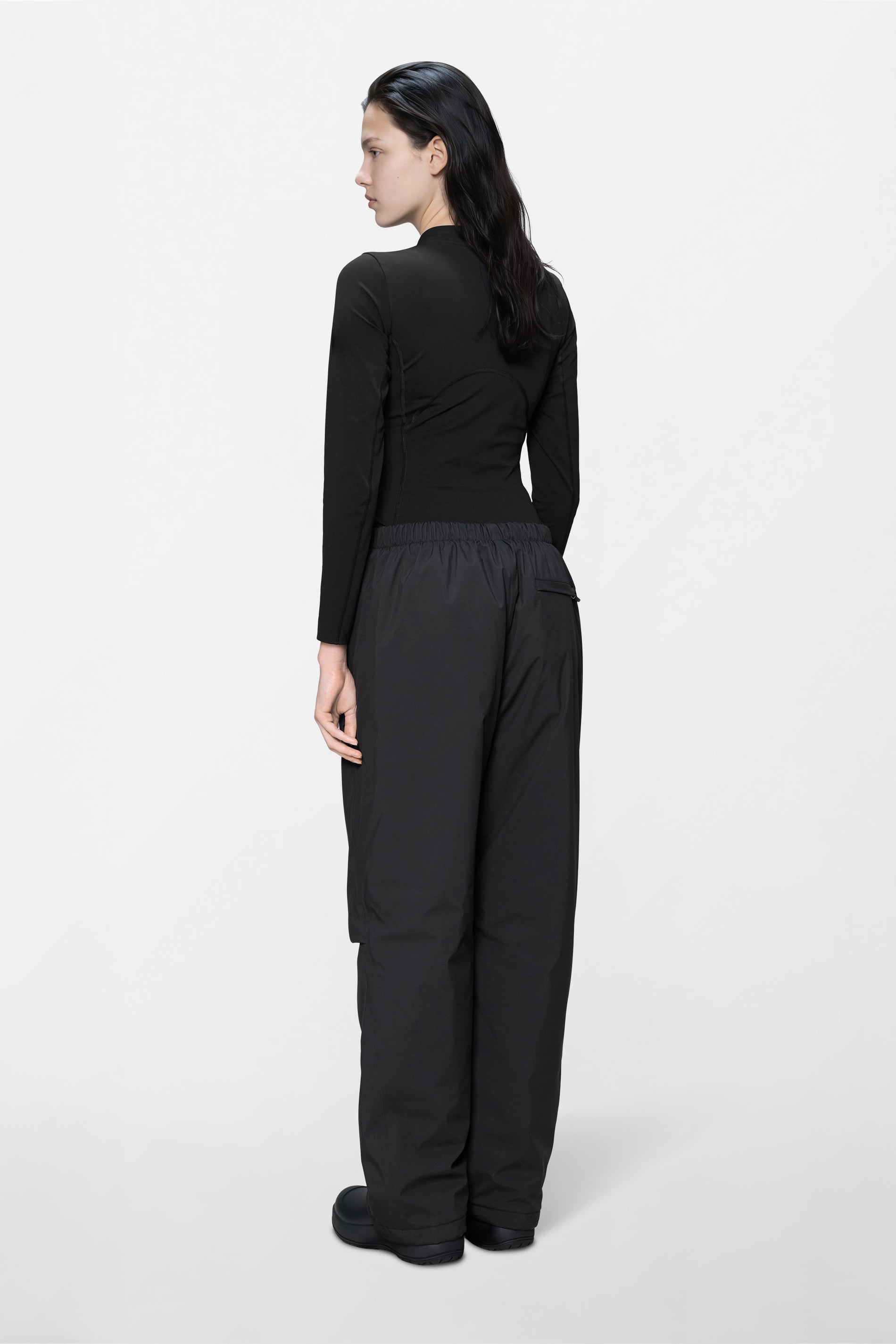 RAINS Sarna Puffer Pants Black Pants