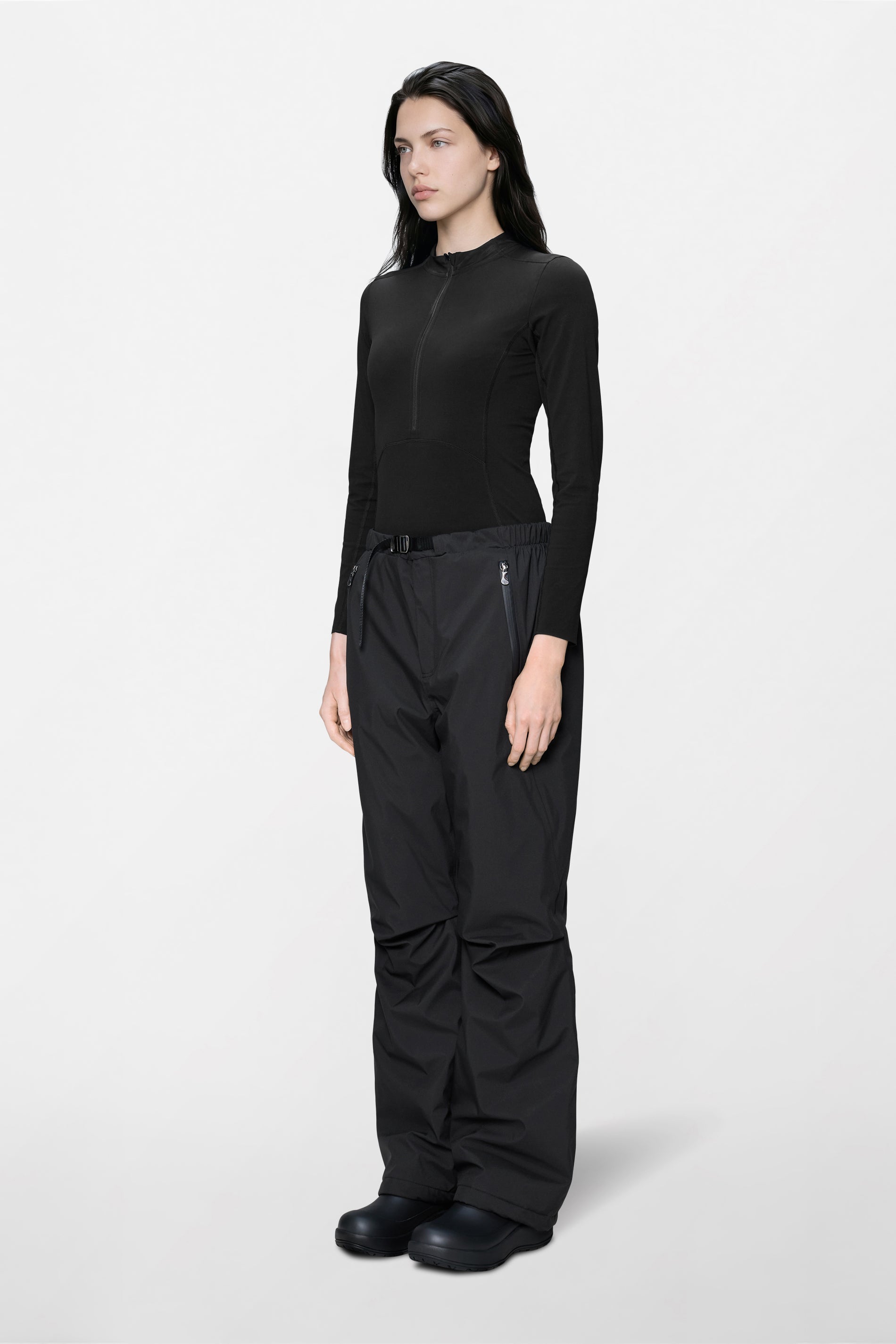 RAINS Sarna Puffer Pants Black Pants