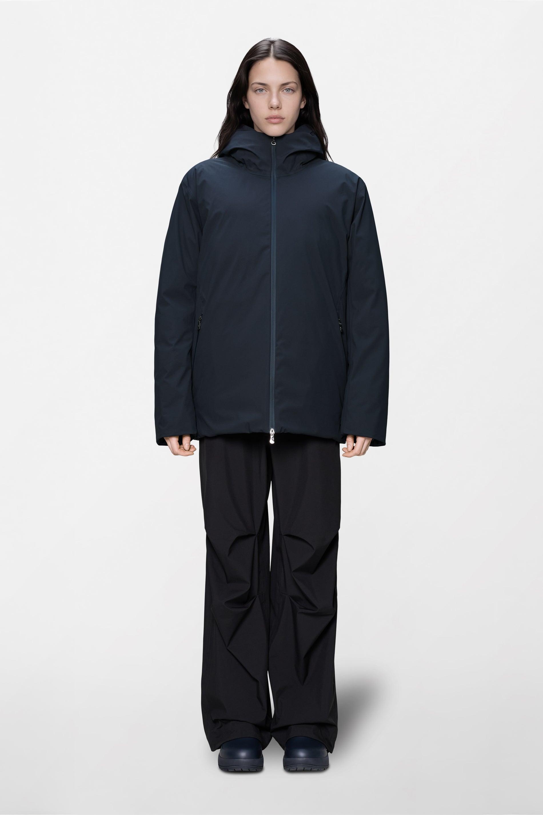 RAINS Sarna Puffer Jacket Navy Jacket