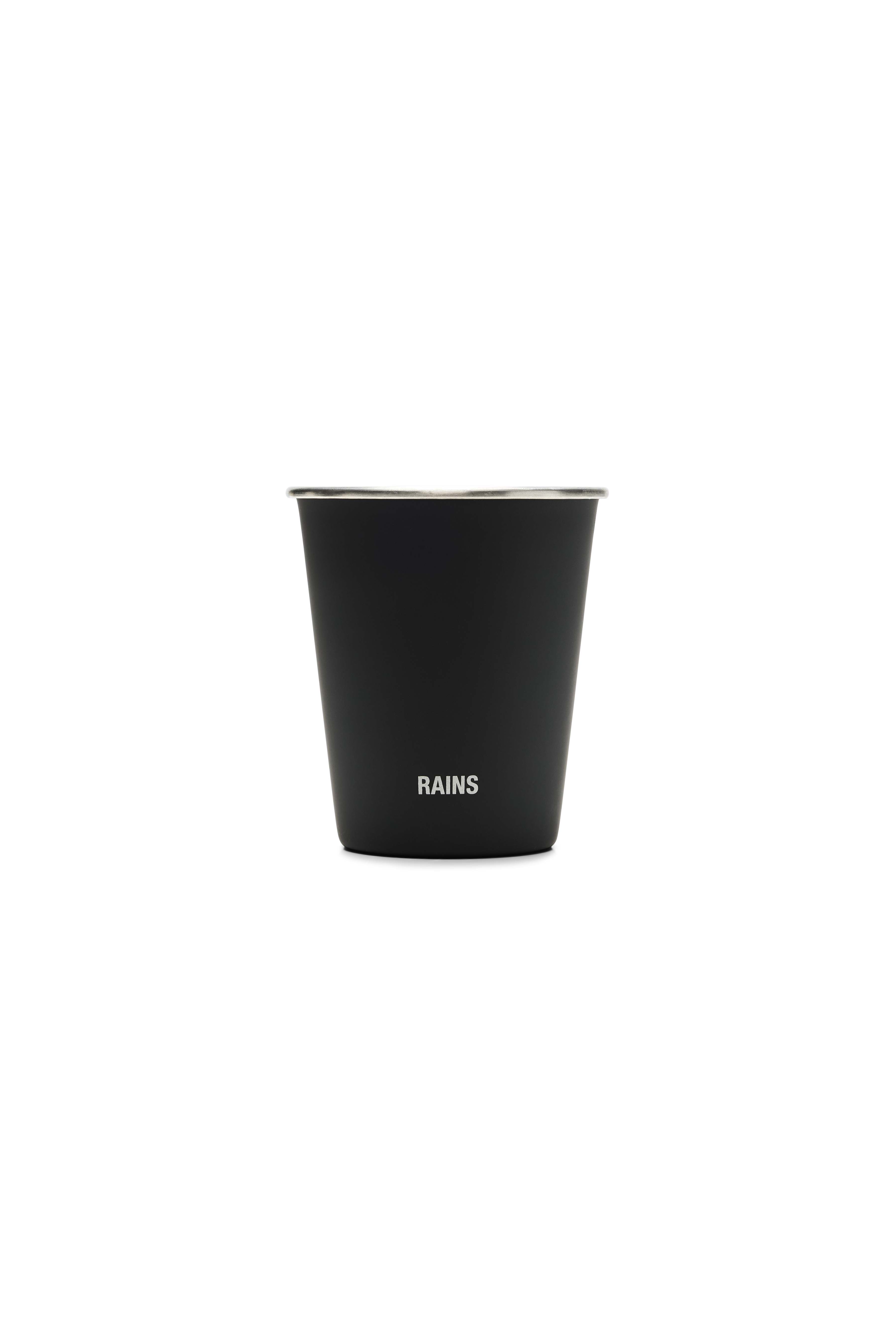 RAINS Stainless Steel 2-Pack Cups 300ml Black Coffee Mugs