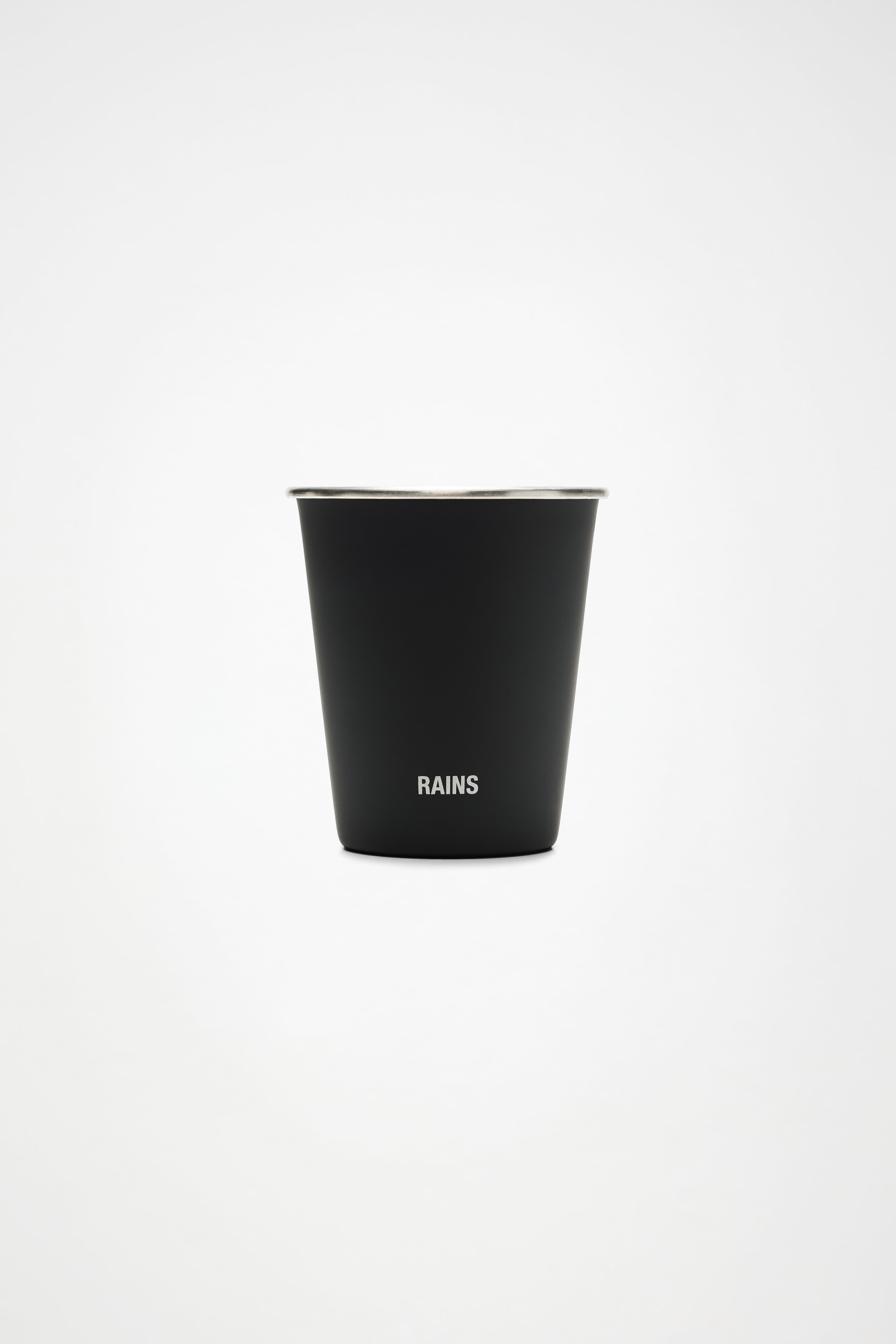 RAINS Stainless Steel 2-Pack Cups 300ml Black Coffee Mugs