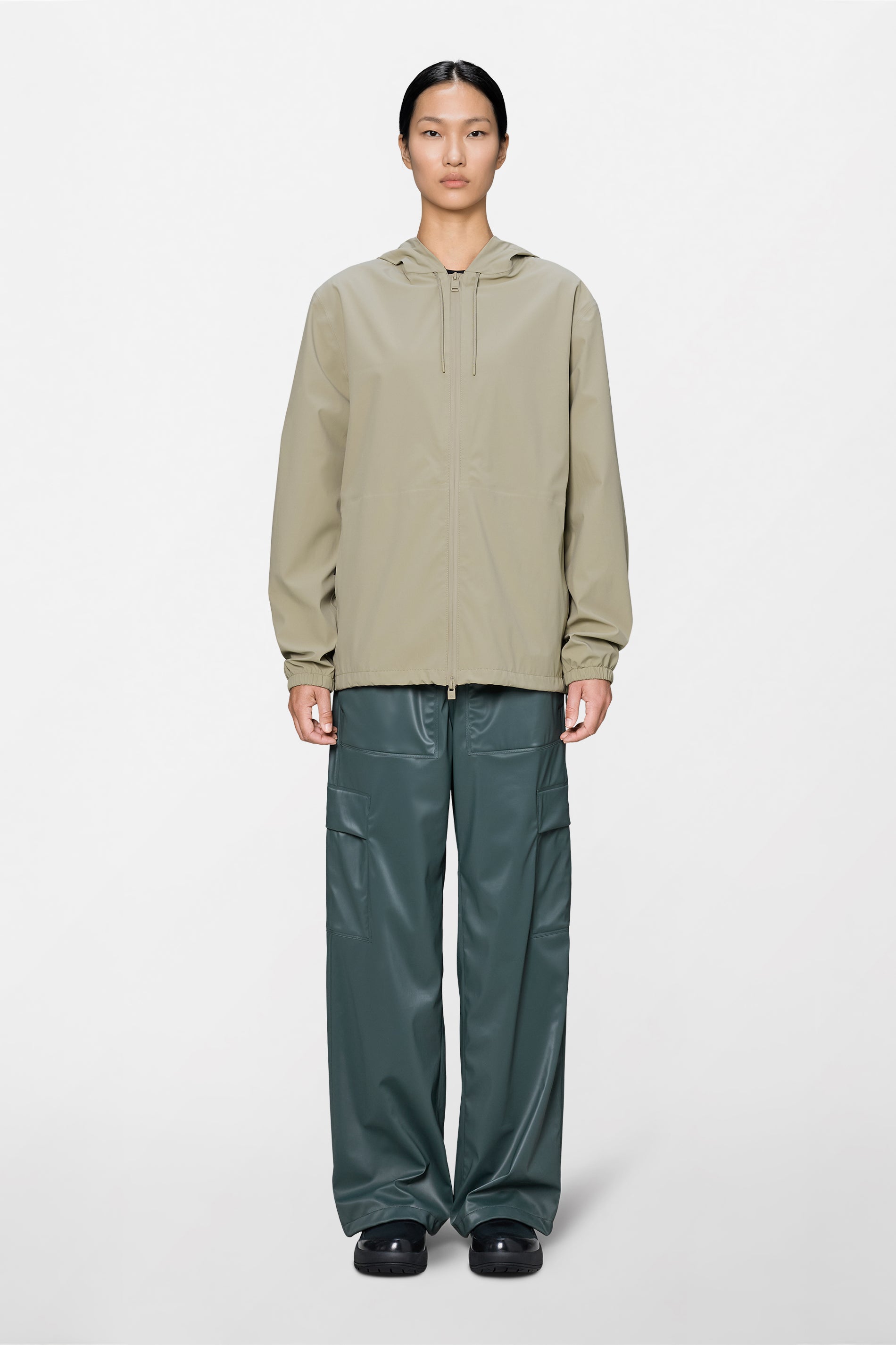 RAINS Suva Hardshell Jacket Beige Jacket