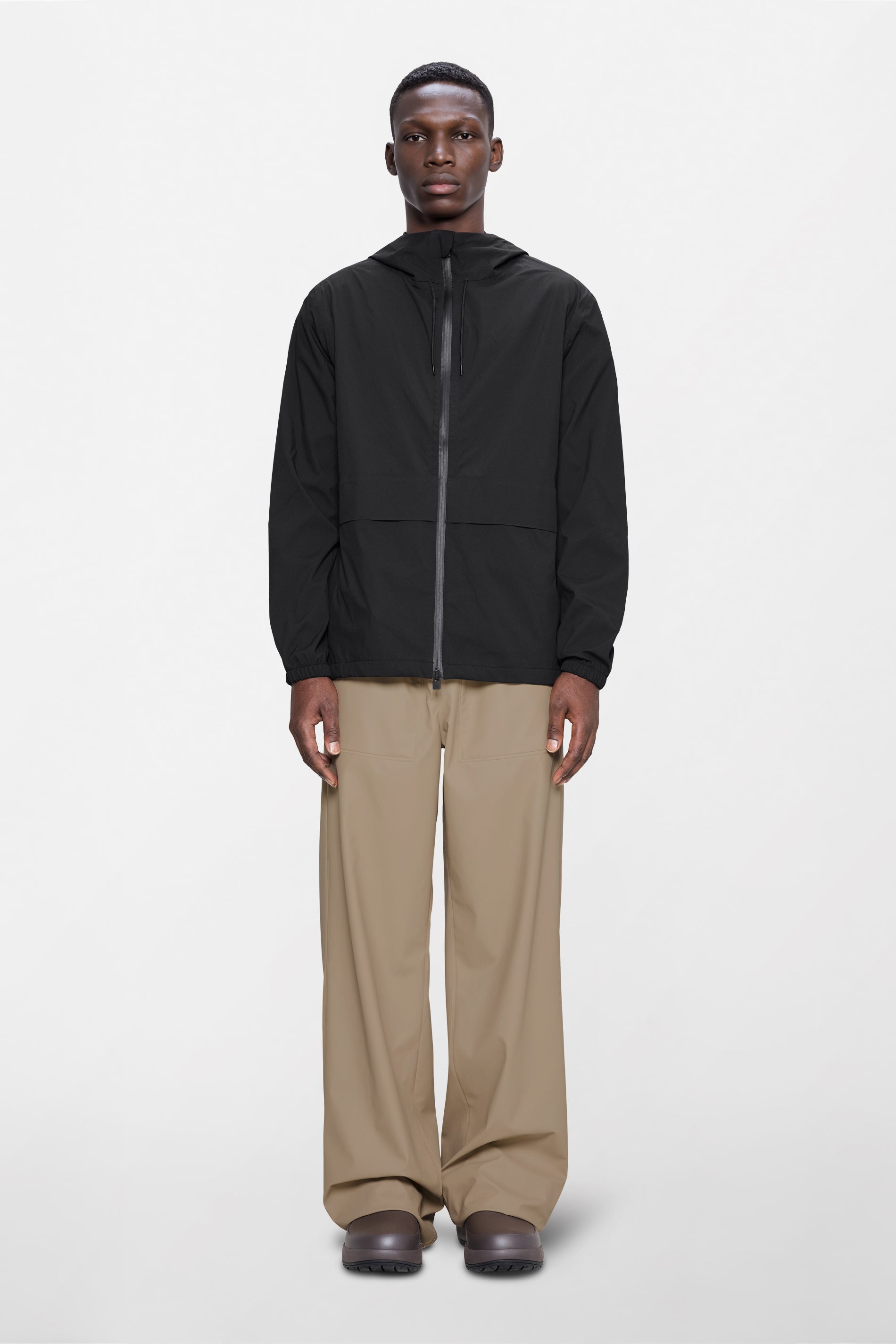 RAINS Suva Hardshell Pocket Jacket Black Jacket