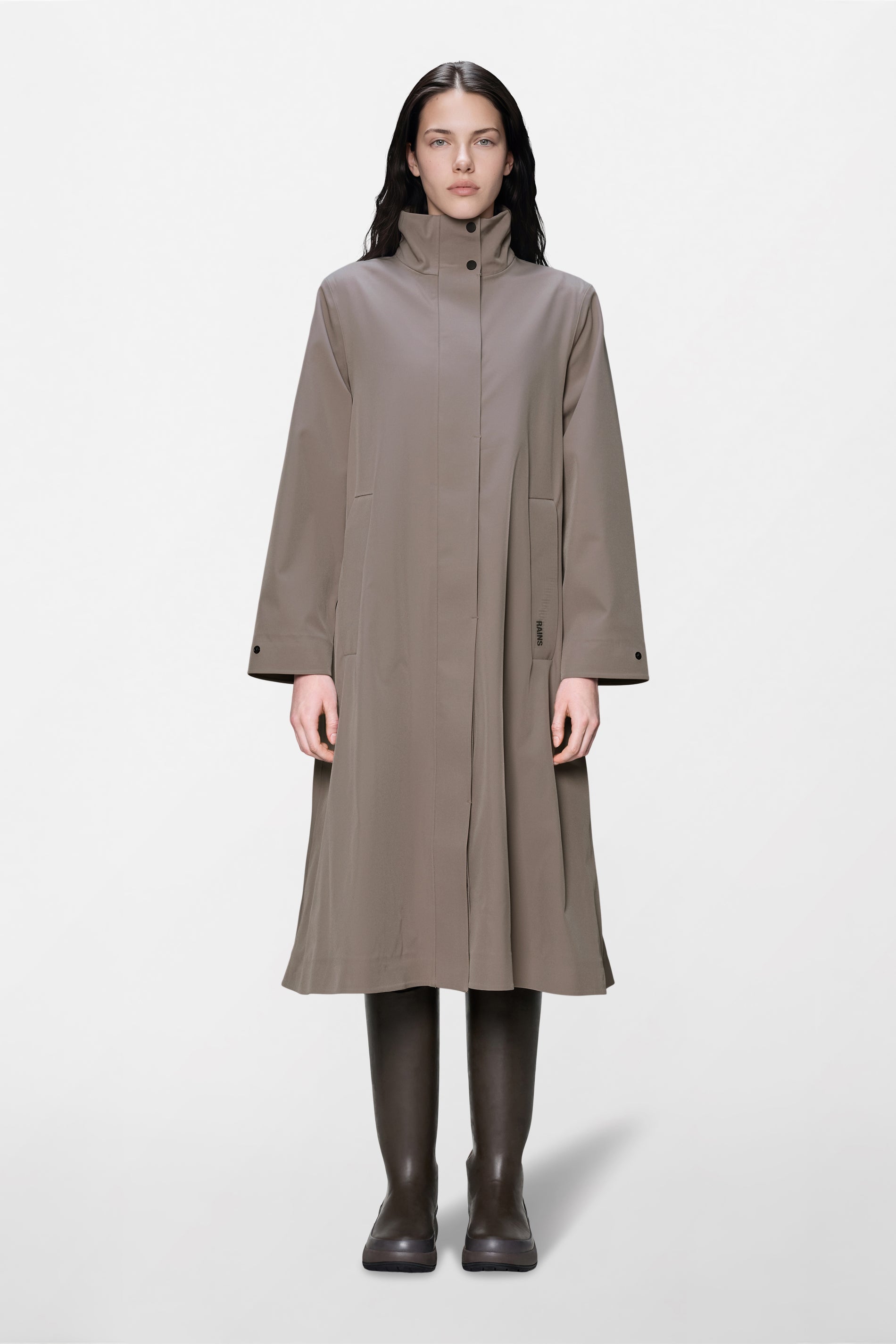 RAINS Suva Softshell A-Line W Jacket Cinder Jacket