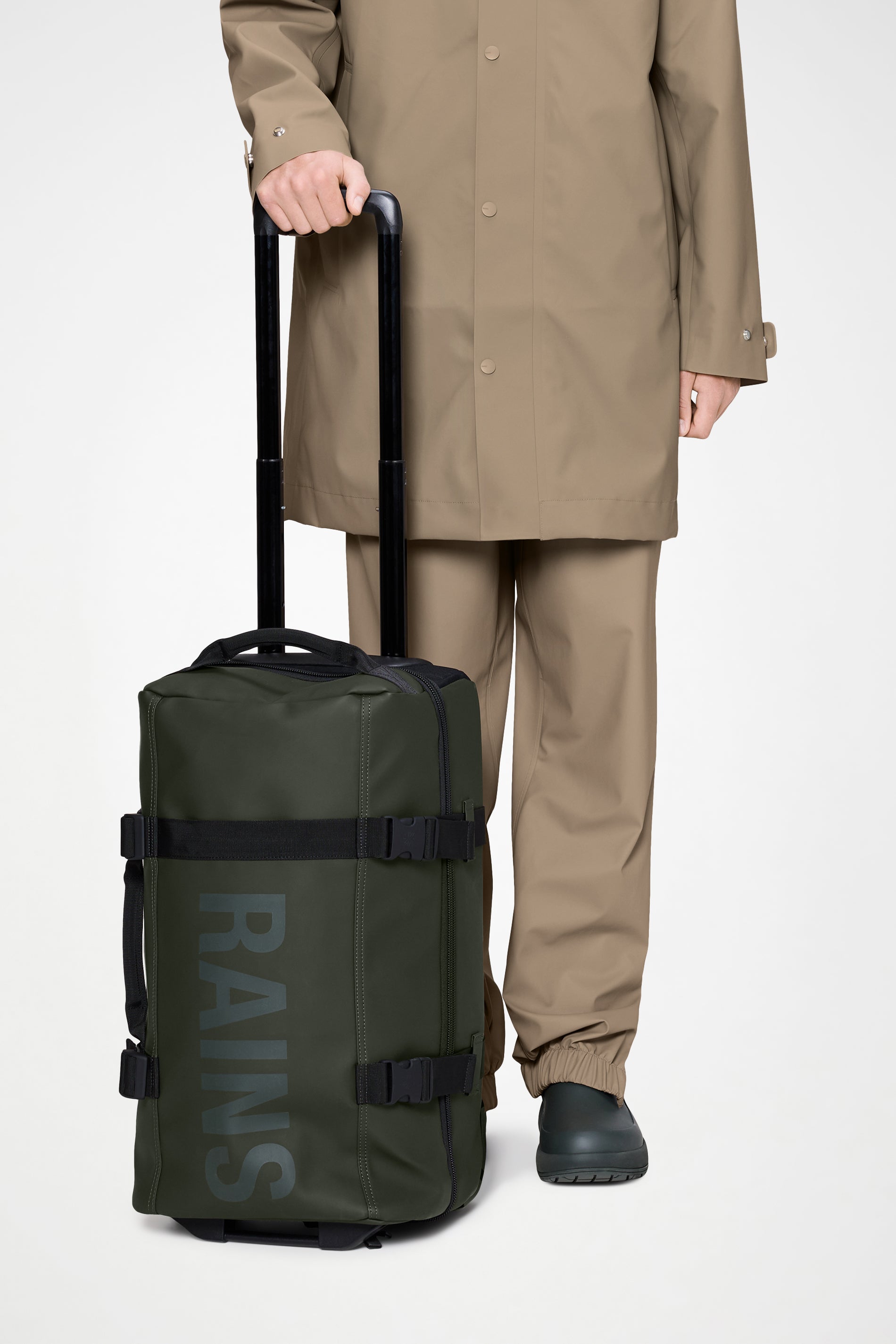 RAINS Texel Cabin Bag Green 35L H55 x D20 x W31 cm Cabin