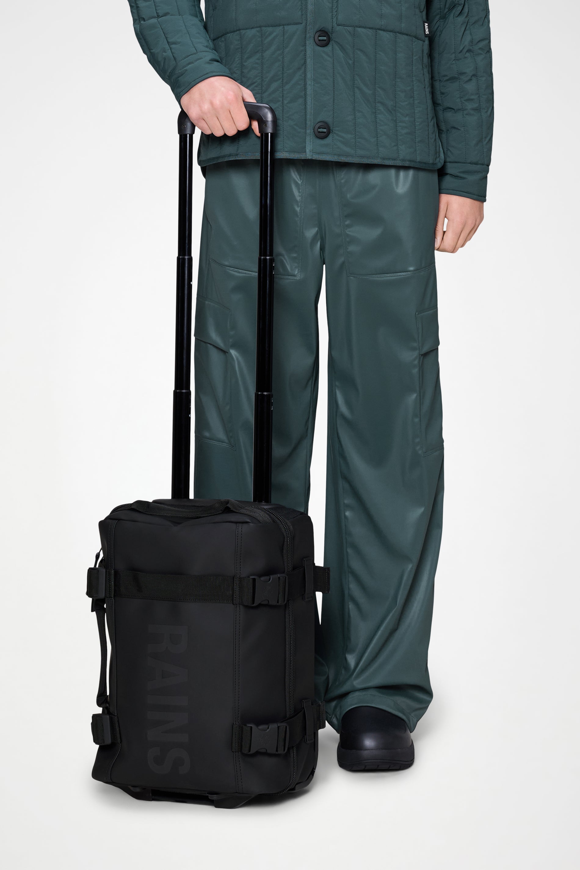 RAINS Texel Cabin Bag Mini Black 27L H45 x D20 x W31 cm Cabin