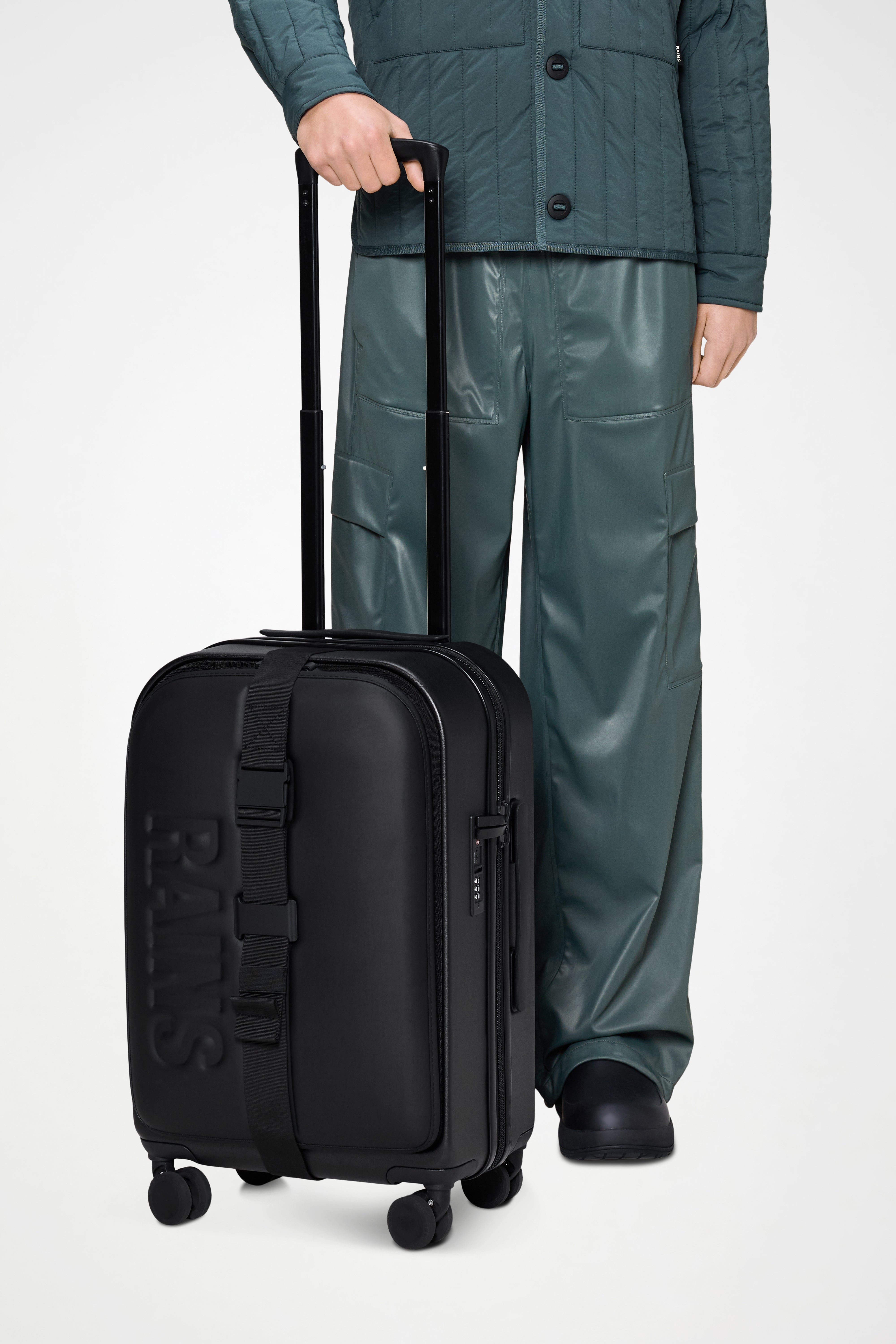 RAINS Texel Cabin Trolley Black 37L H55 x D25 x W33 cm Cabin